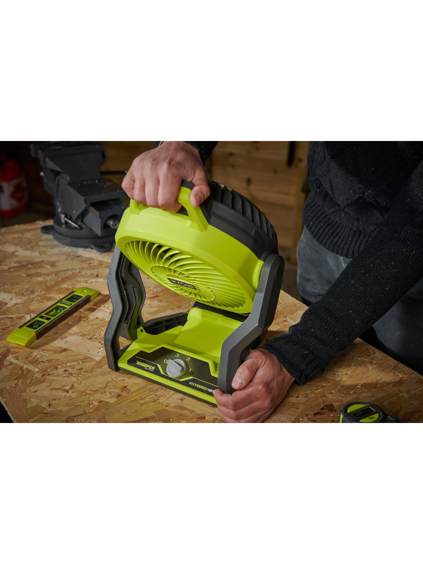 RYOBI RF18 0 18V ONE Cordless Non Hybrid 3 Speed Fan Bare Tool Very