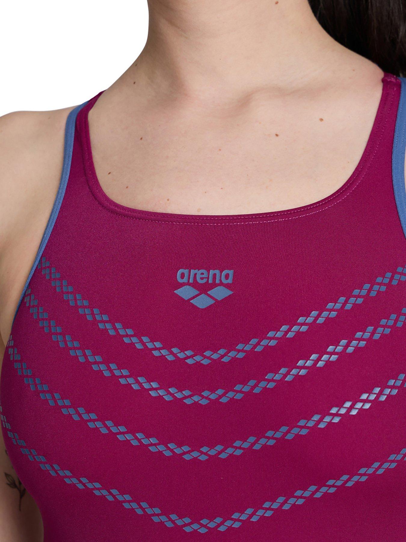 Image 5 of 6 of Arena Women's Losange V Swimsuit Swim Pro Back - Red
