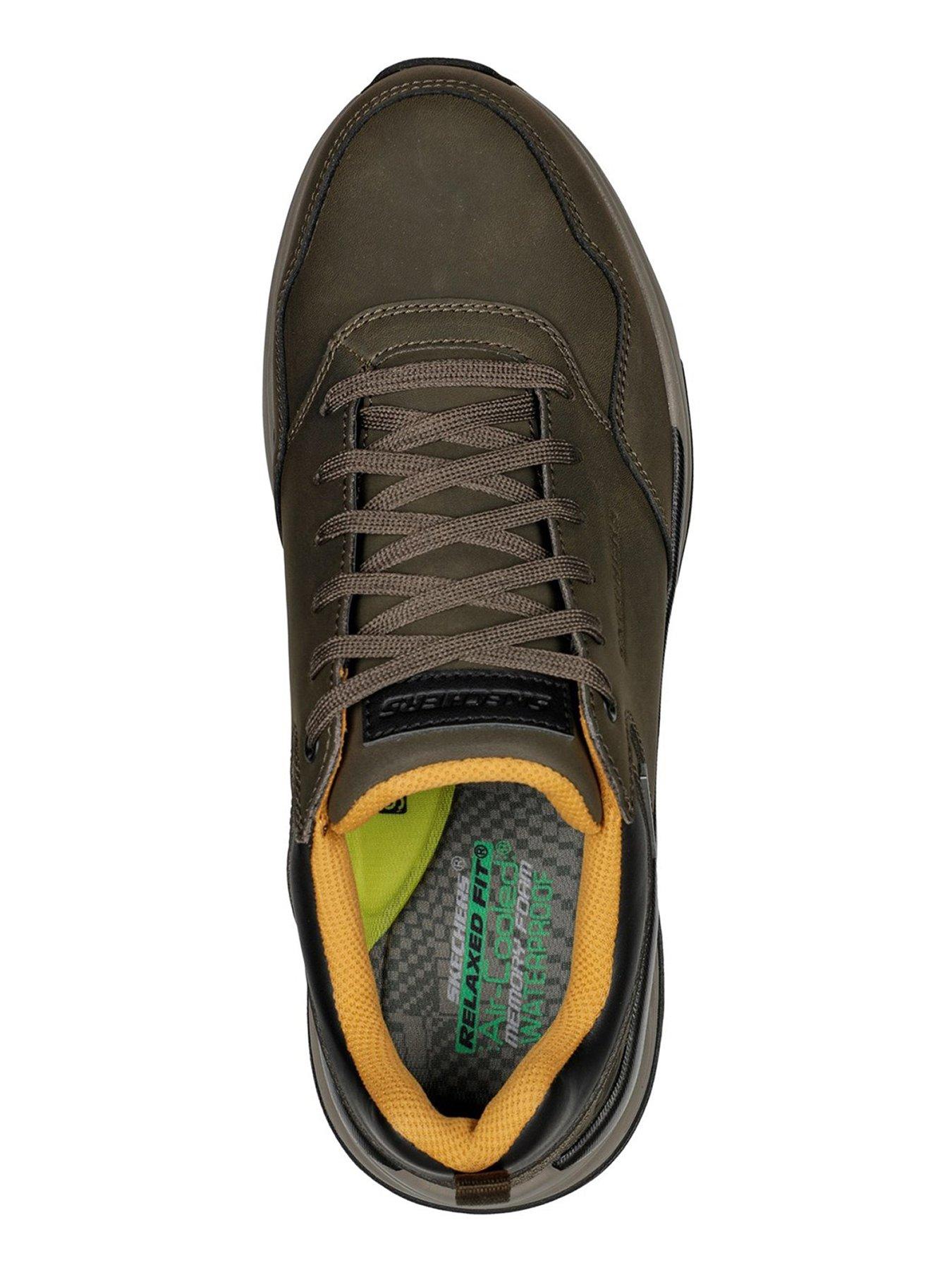 Skechers Benago Hombre Trainer - Green | Very.co.uk