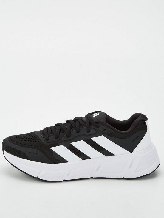front image of adidas-mens-running-questar-2-trainers-blackwhite