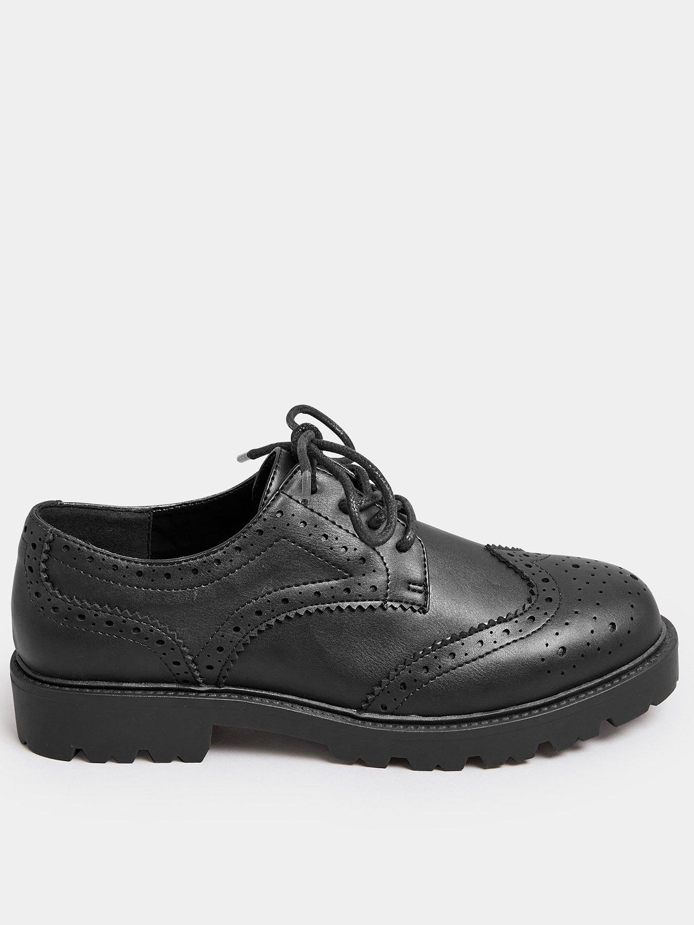 Wide fit leather brogues sale