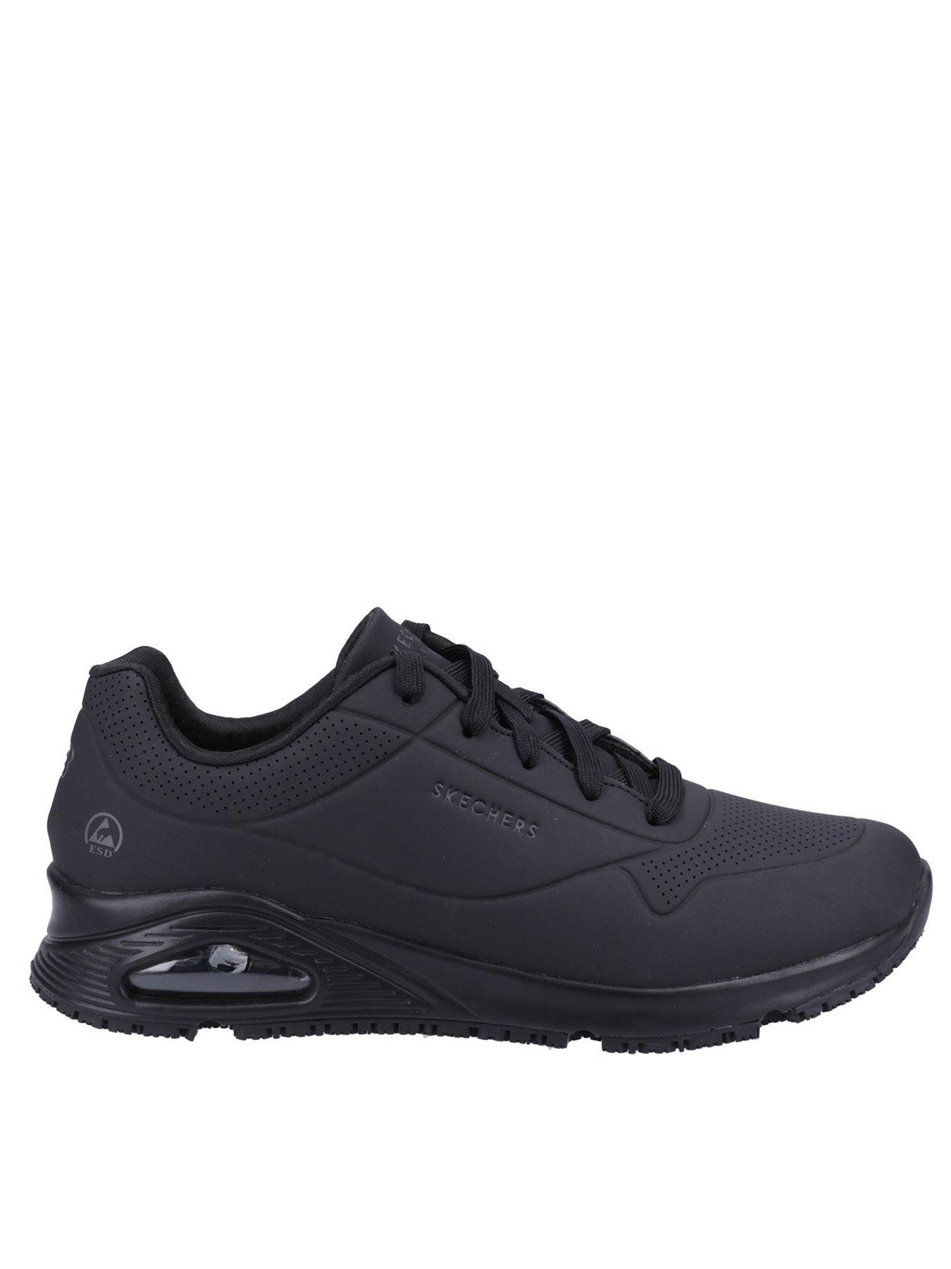 Skechers Uno Slip Resistant Trainer Black very