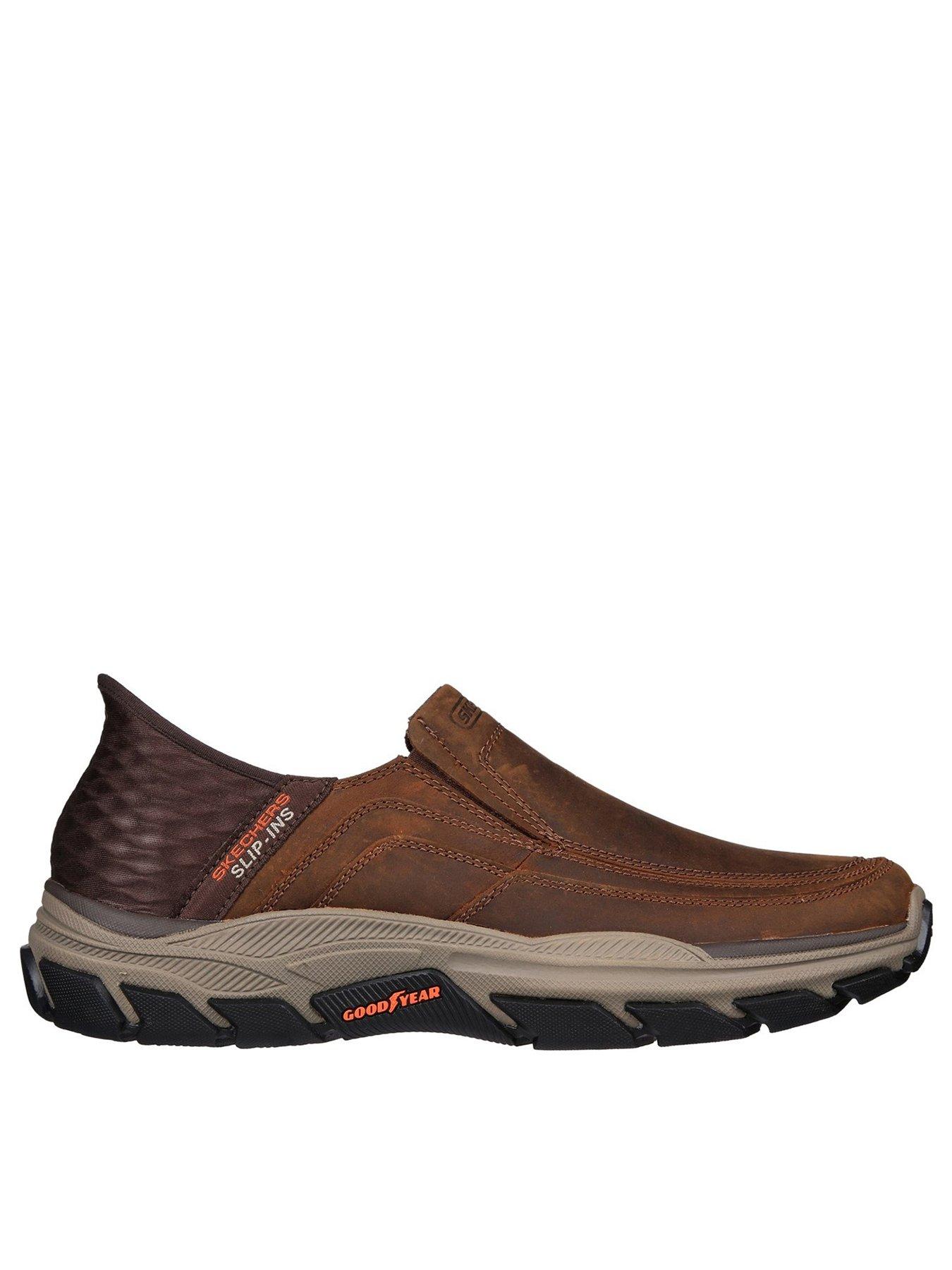 Skechers hot sale leather upper