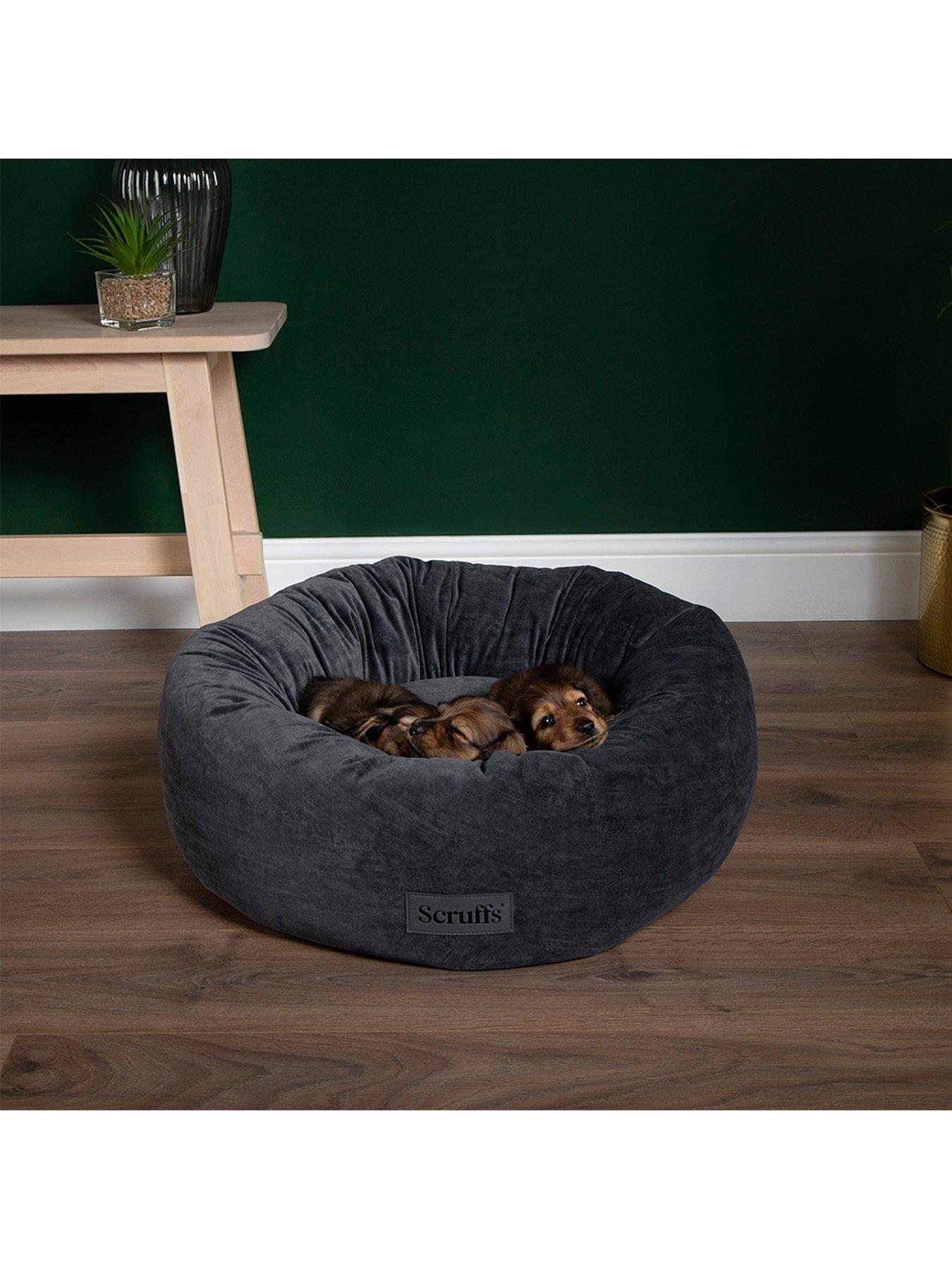 Product photograph of Scruffs Oslo Ring Bed - Stone Grey - Large from very.co.uk