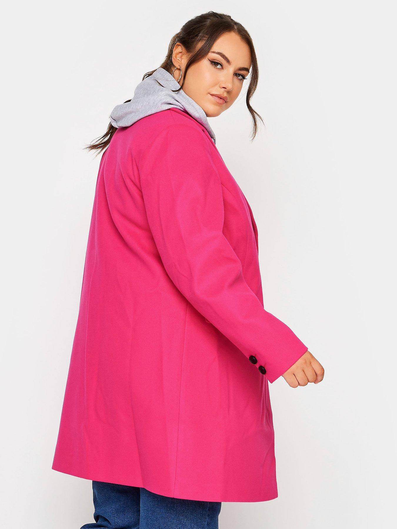 Hot pink 2024 coat uk