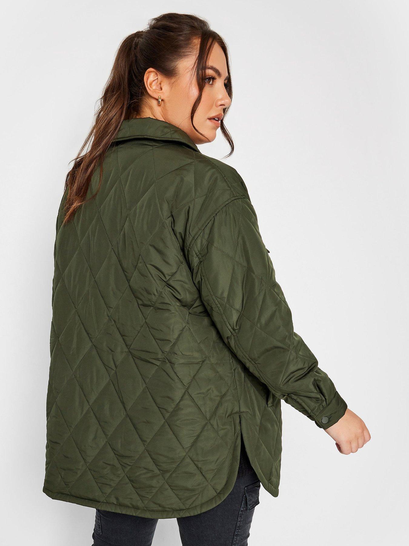 Short quilted outlet jacket