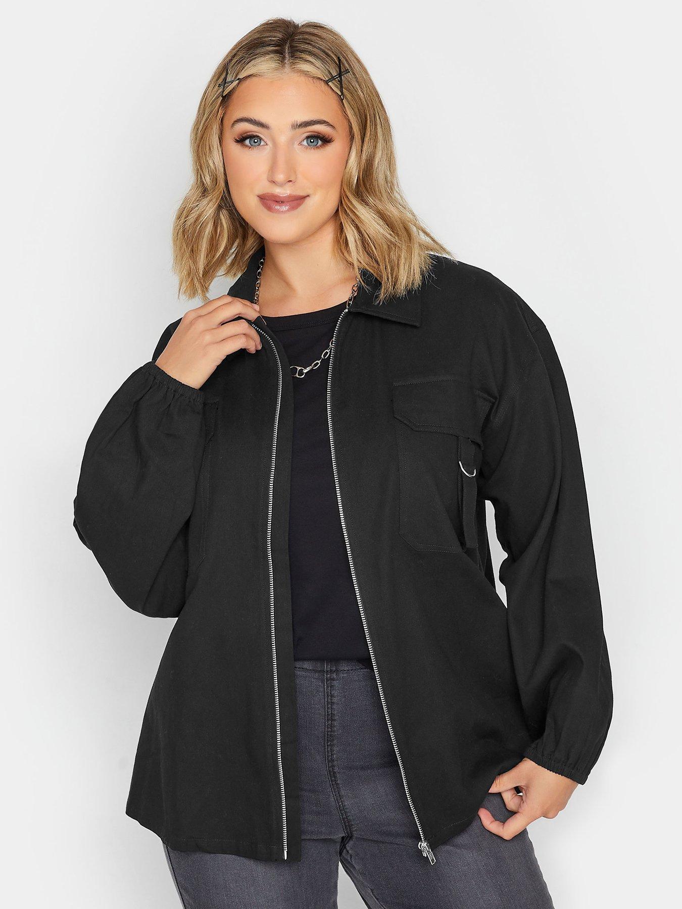 Plus size women's utility jacket hotsell