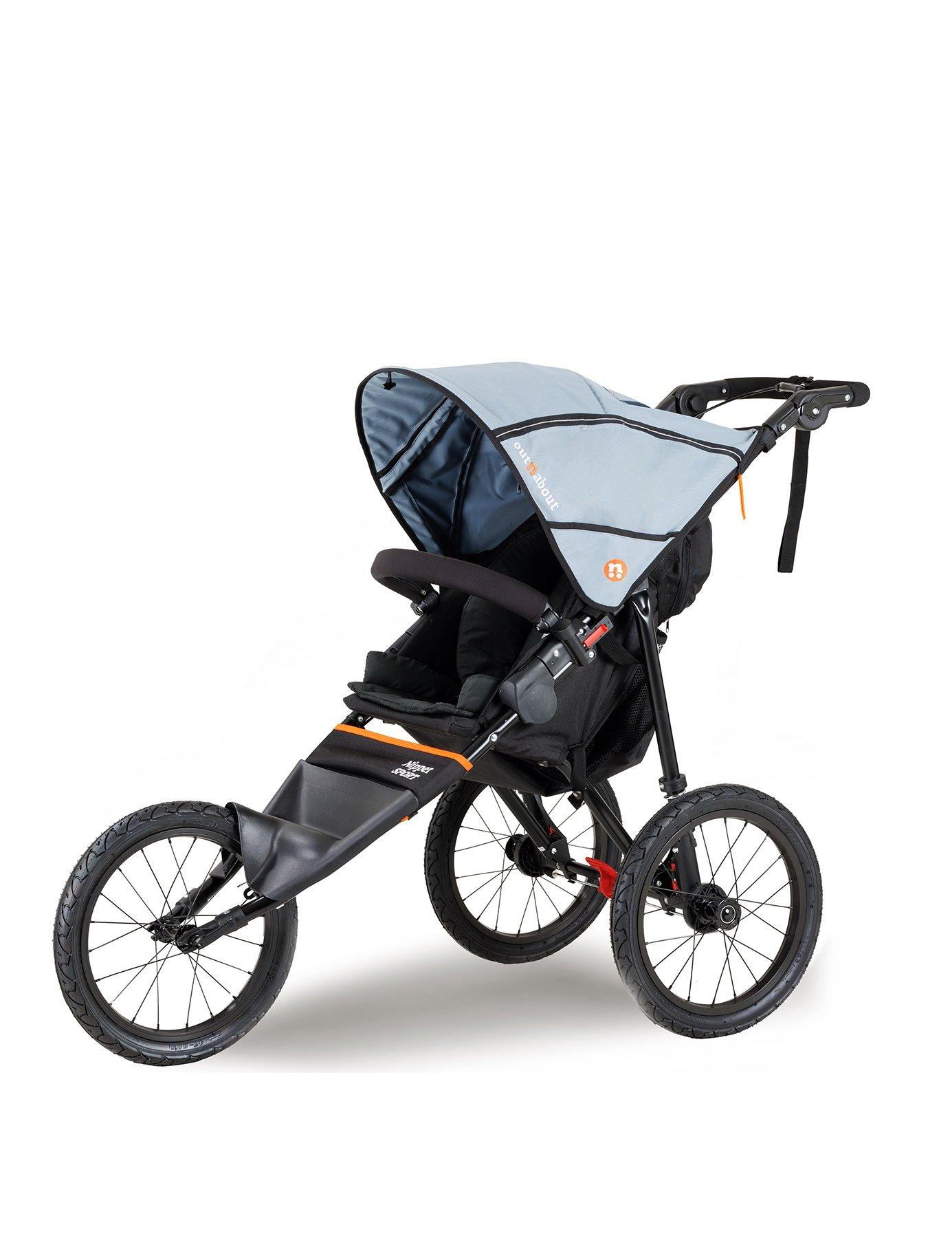 Out n About Nipper Sport V5 Pushchair - Rocksalt Grey