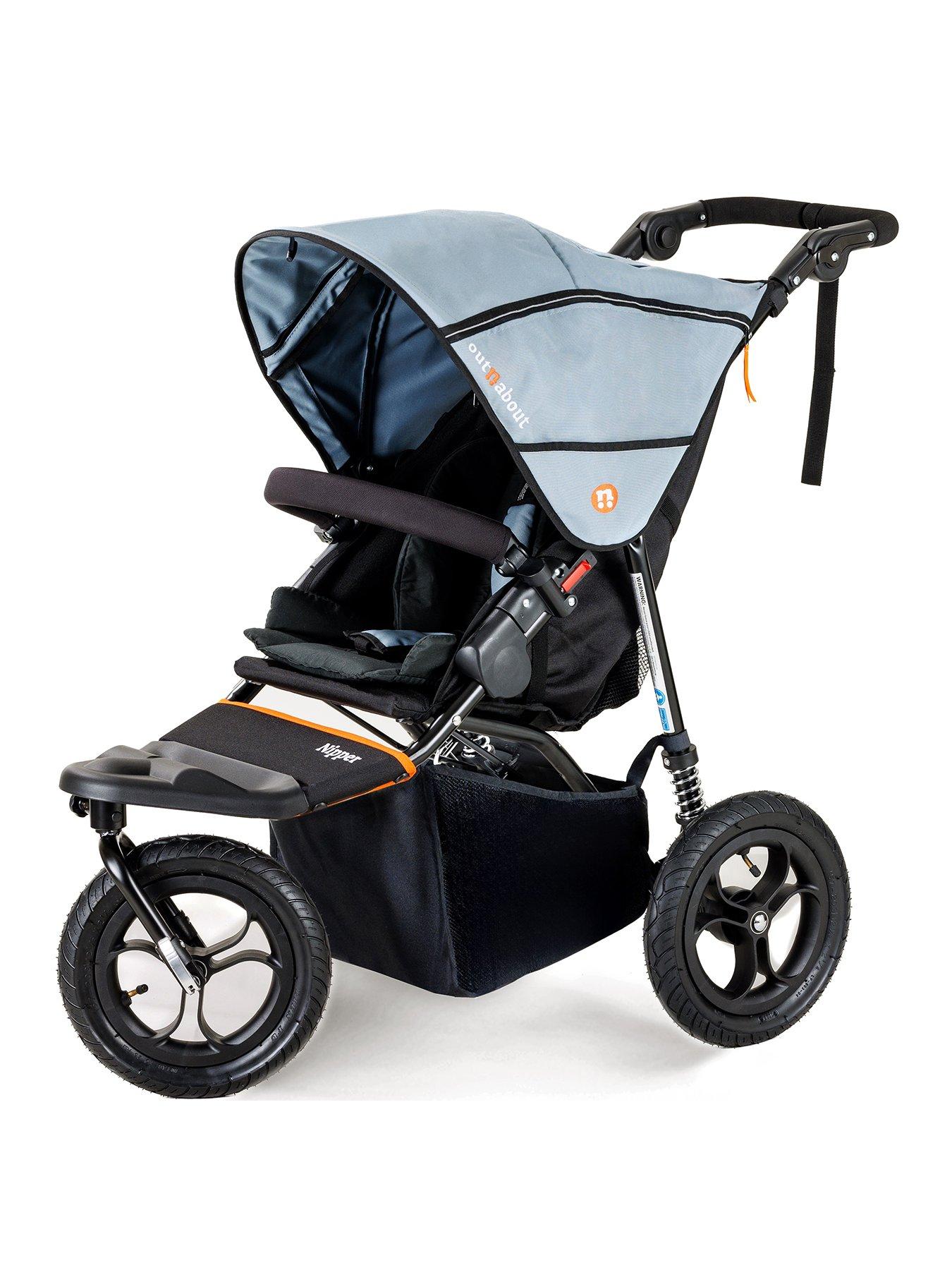 Out n About Nipper Single V5 Pushchair - Rocksalt Grey