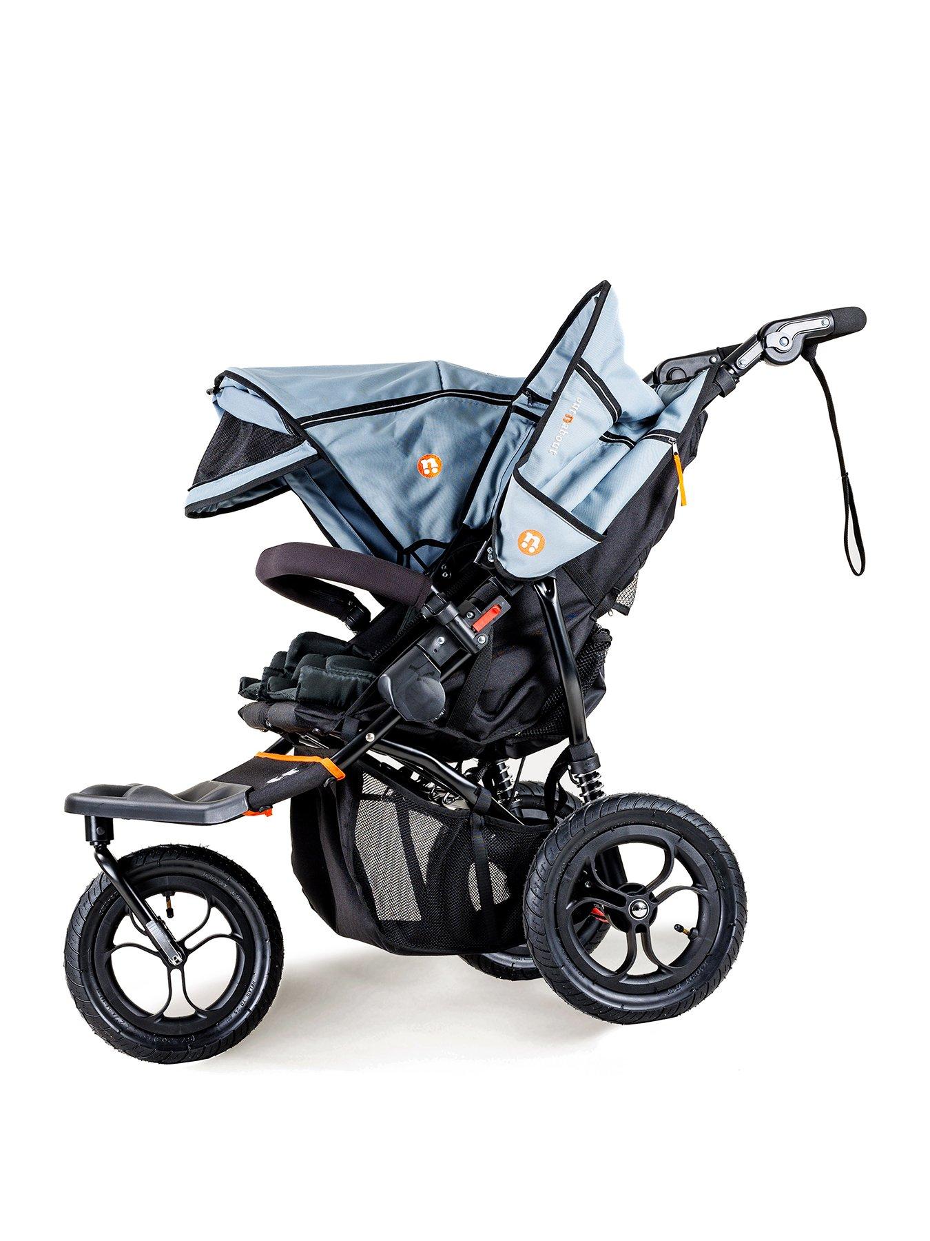 Out n About Nipper Double V5 Pushchair Rocksalt Grey Very