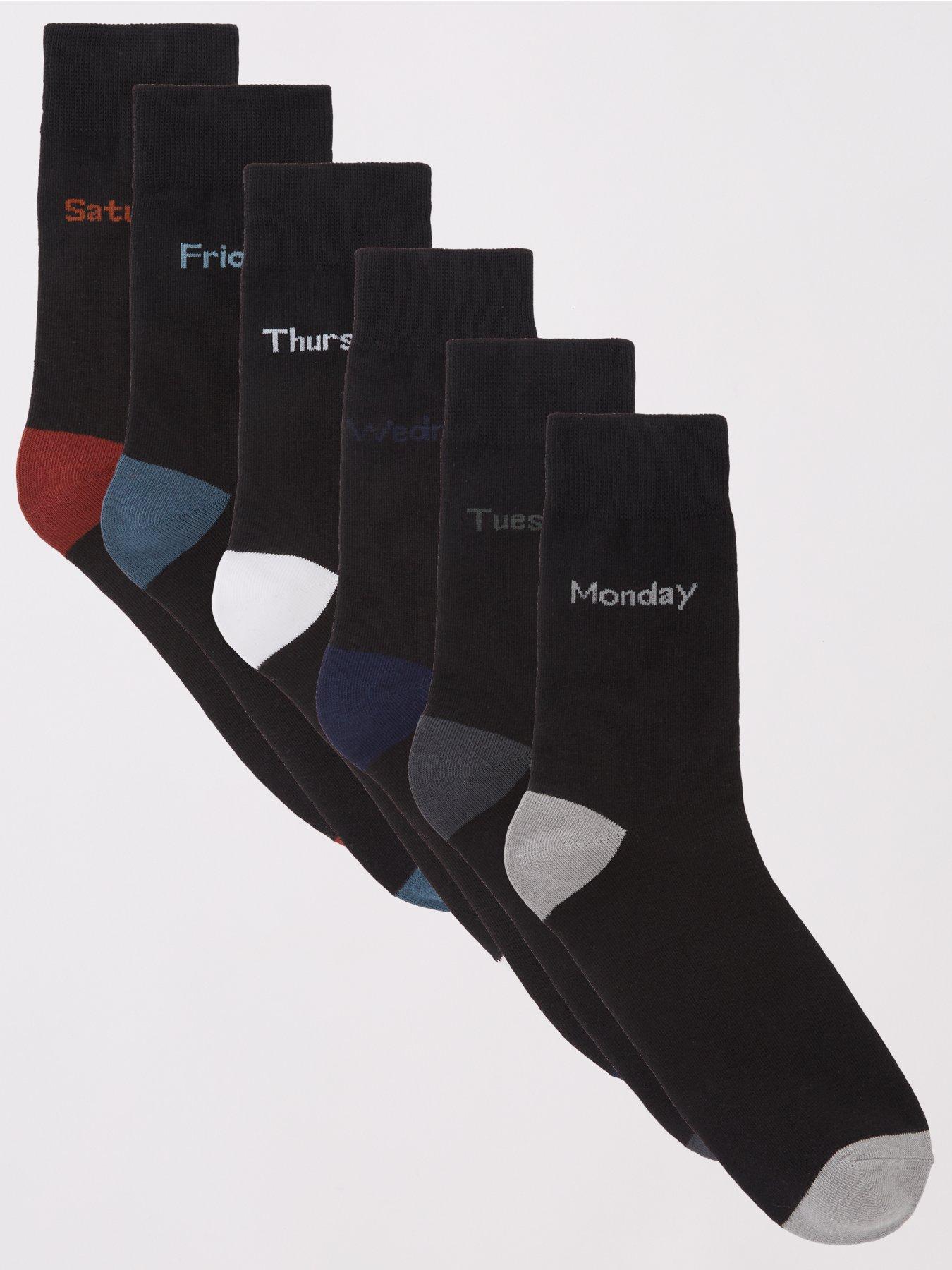 Image 1 of 2 of Very Man Day Of The Week&nbsp;Socks&nbsp;7 Pack - Multi