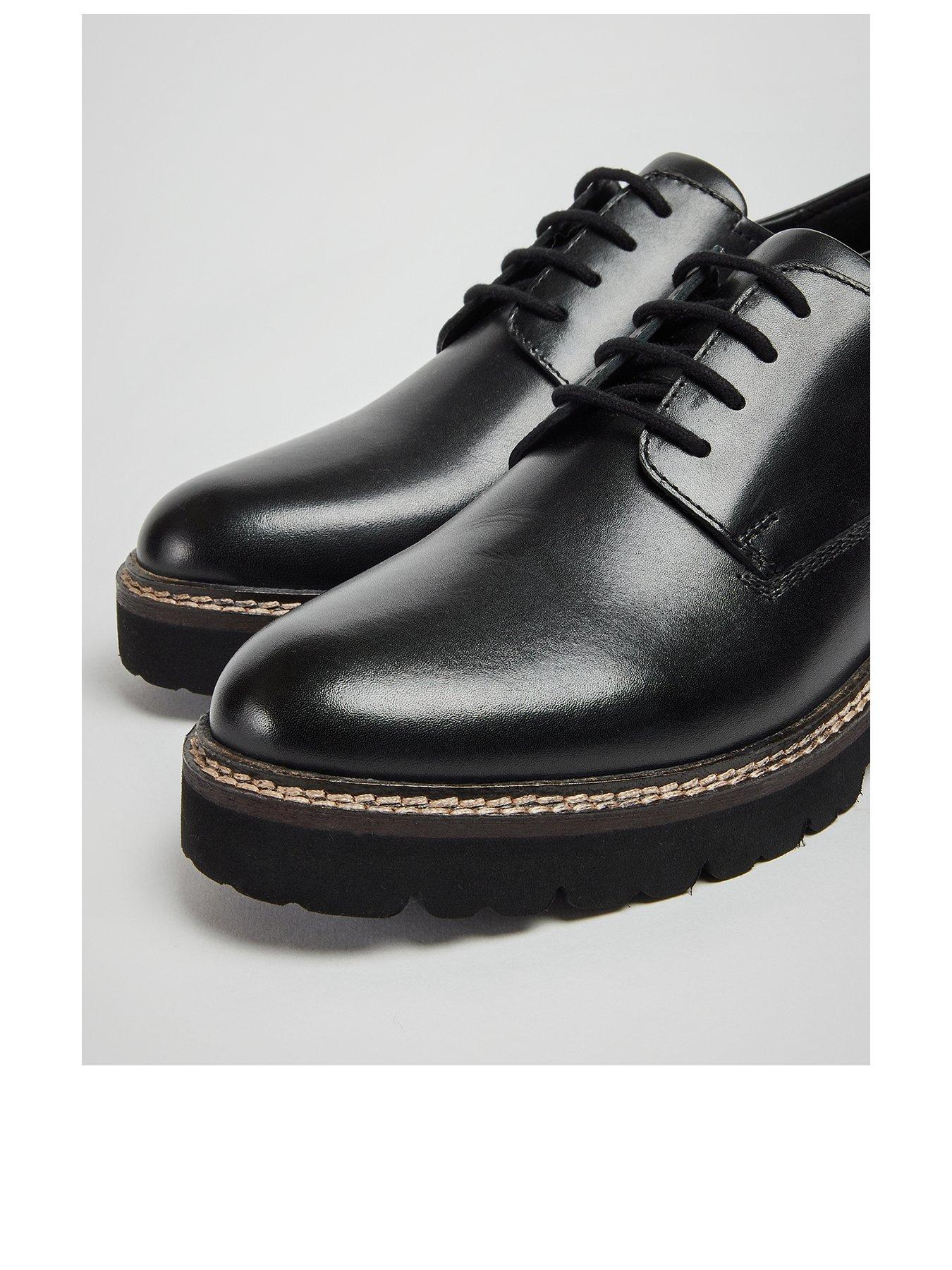 Dune eva leather lace up brogues deals