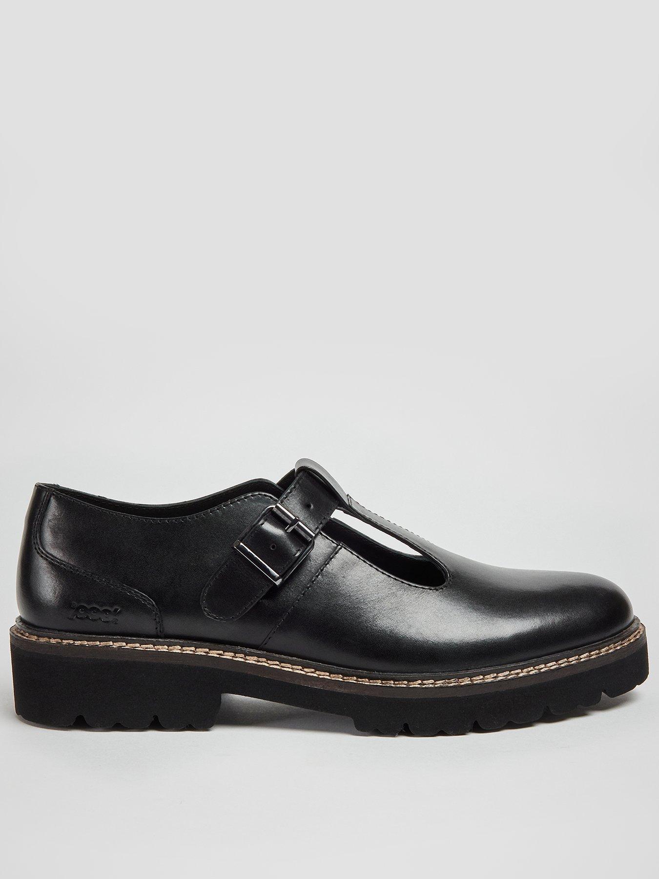 Black leather mary jane shoes online uk