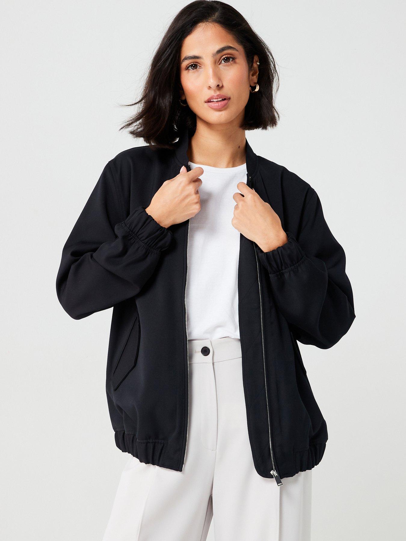  image of v-by-very-bomber-jacket-black