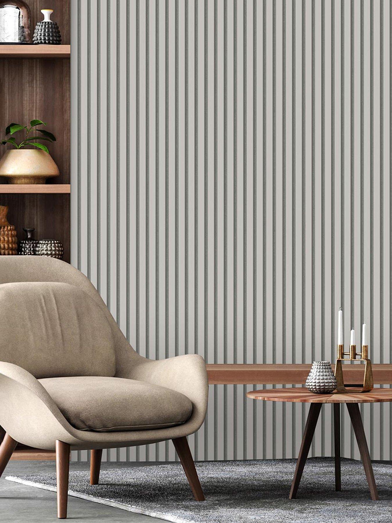 Image 1 of 6 of Fine Decor Acoustic Panels Wallpaper - Stone