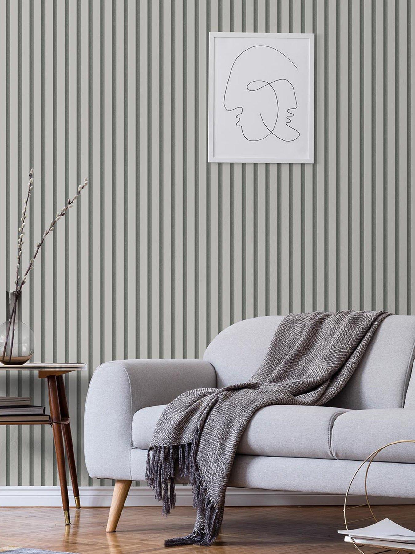Image 6 of 6 of Fine Decor Acoustic Panels Wallpaper - Stone