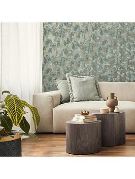 Product photograph of Fine Decor Sierra Plain Wallpaper - Sage from very.co.uk