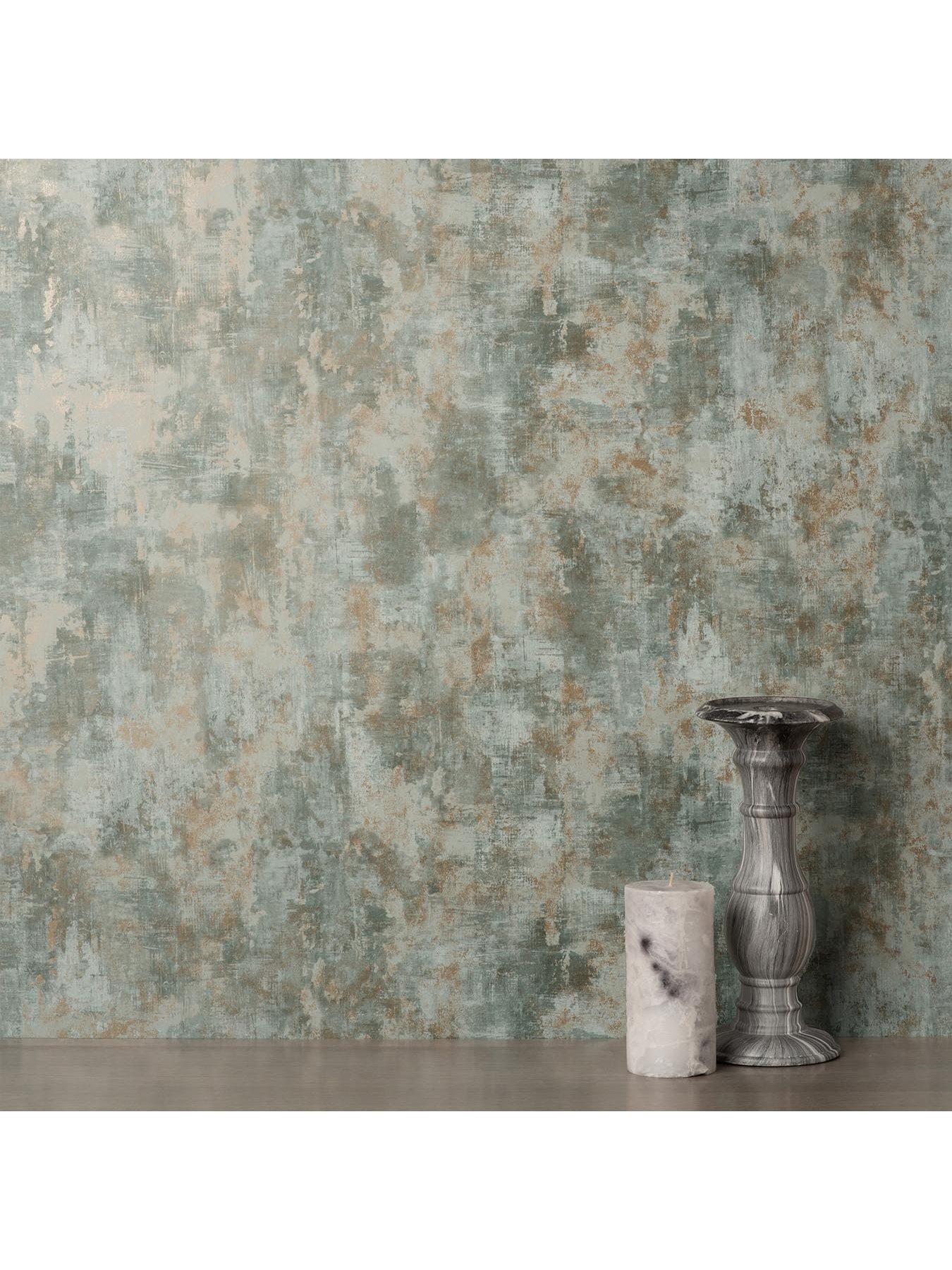 Image 3 of 5 of Fine Decor Sierra Plain Wallpaper -  Sage