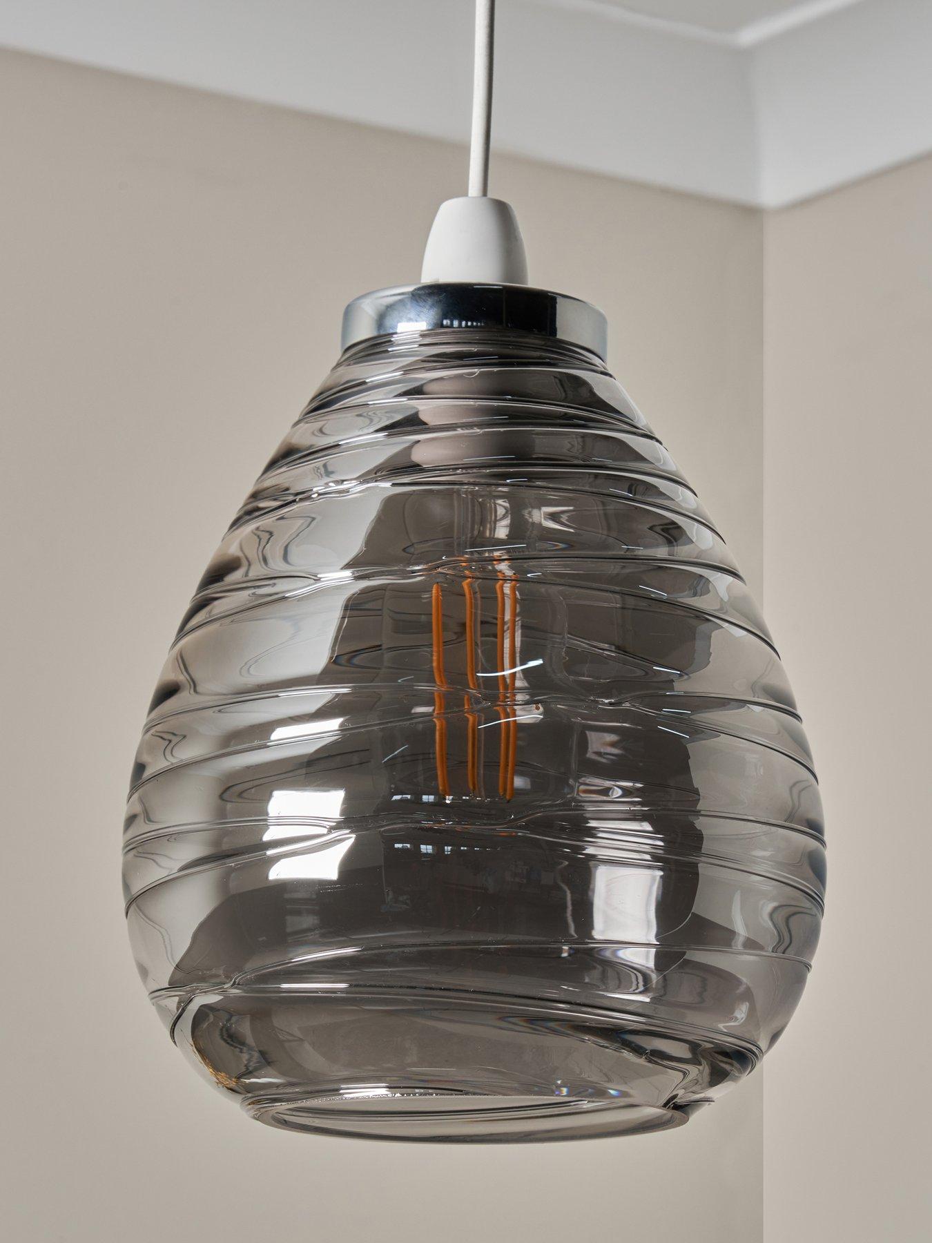 Product photograph of Very Home Lucie Easy-fit Light Shade from very.co.uk