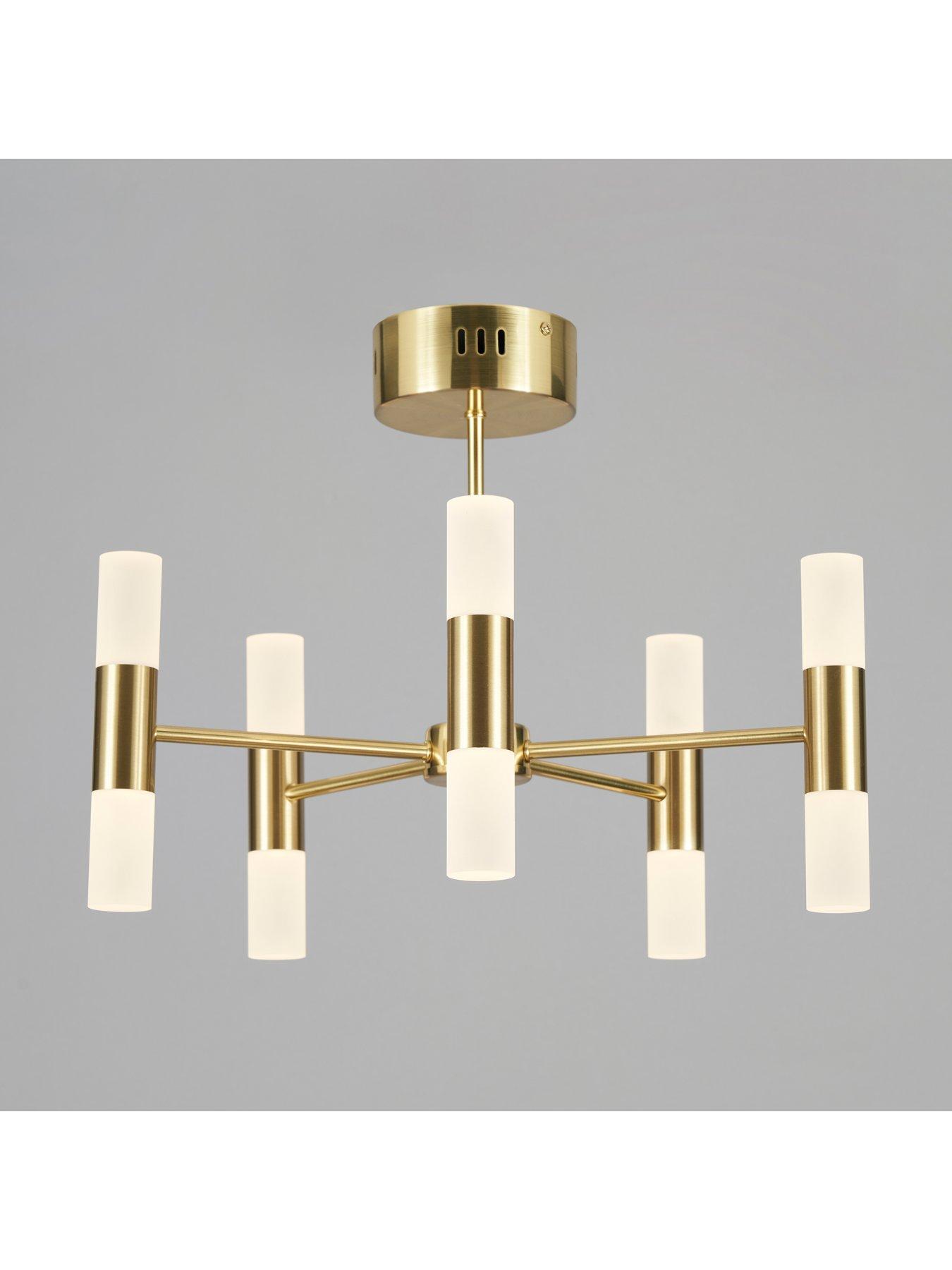 10 light store brass chandelier