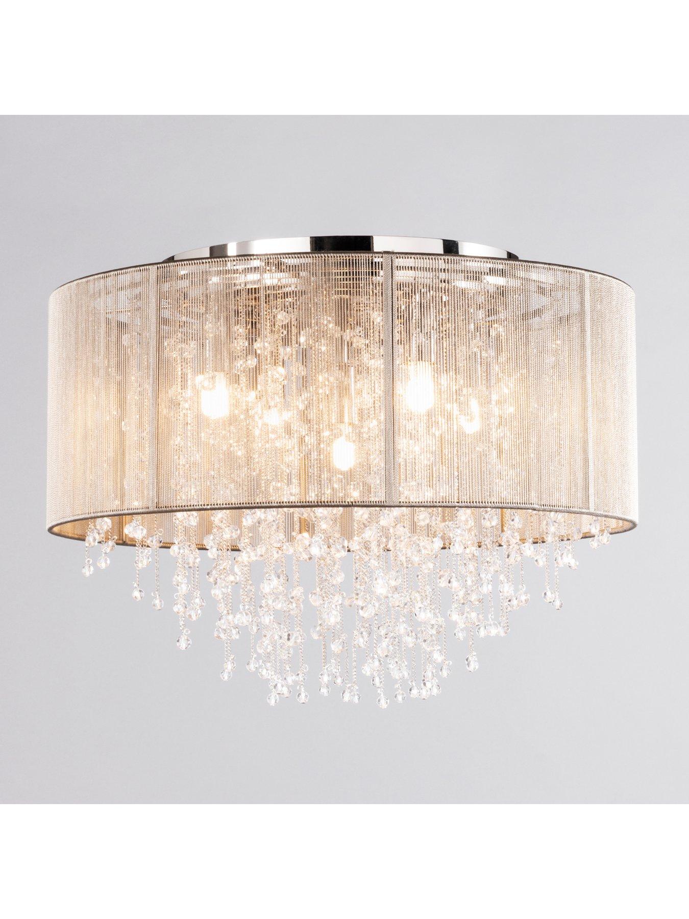 Image 2 of 5 of BHS Viola Flush Ceiling Light