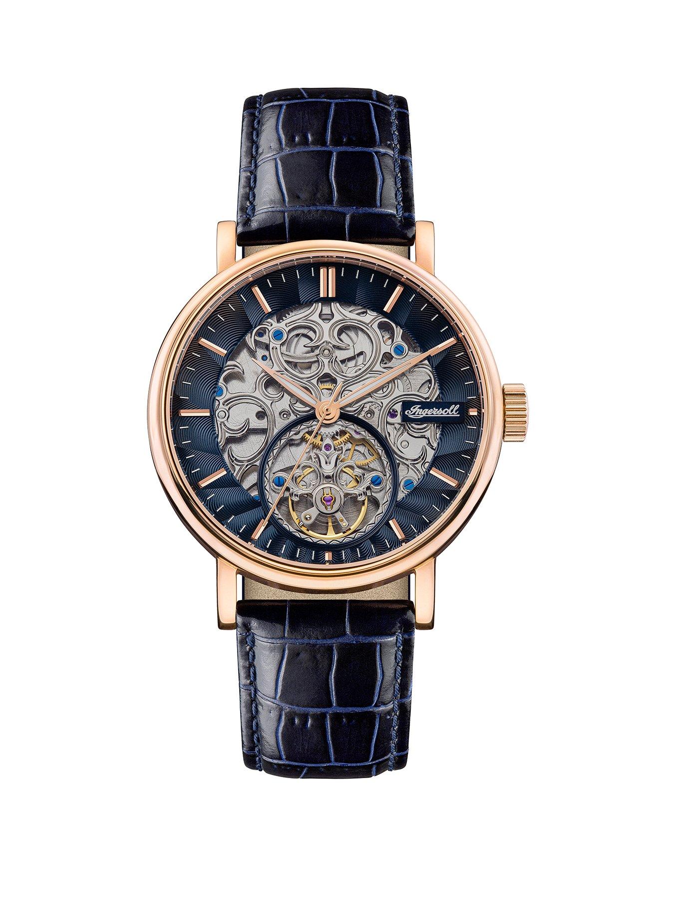 undefined The Charles Leather Strap Watch