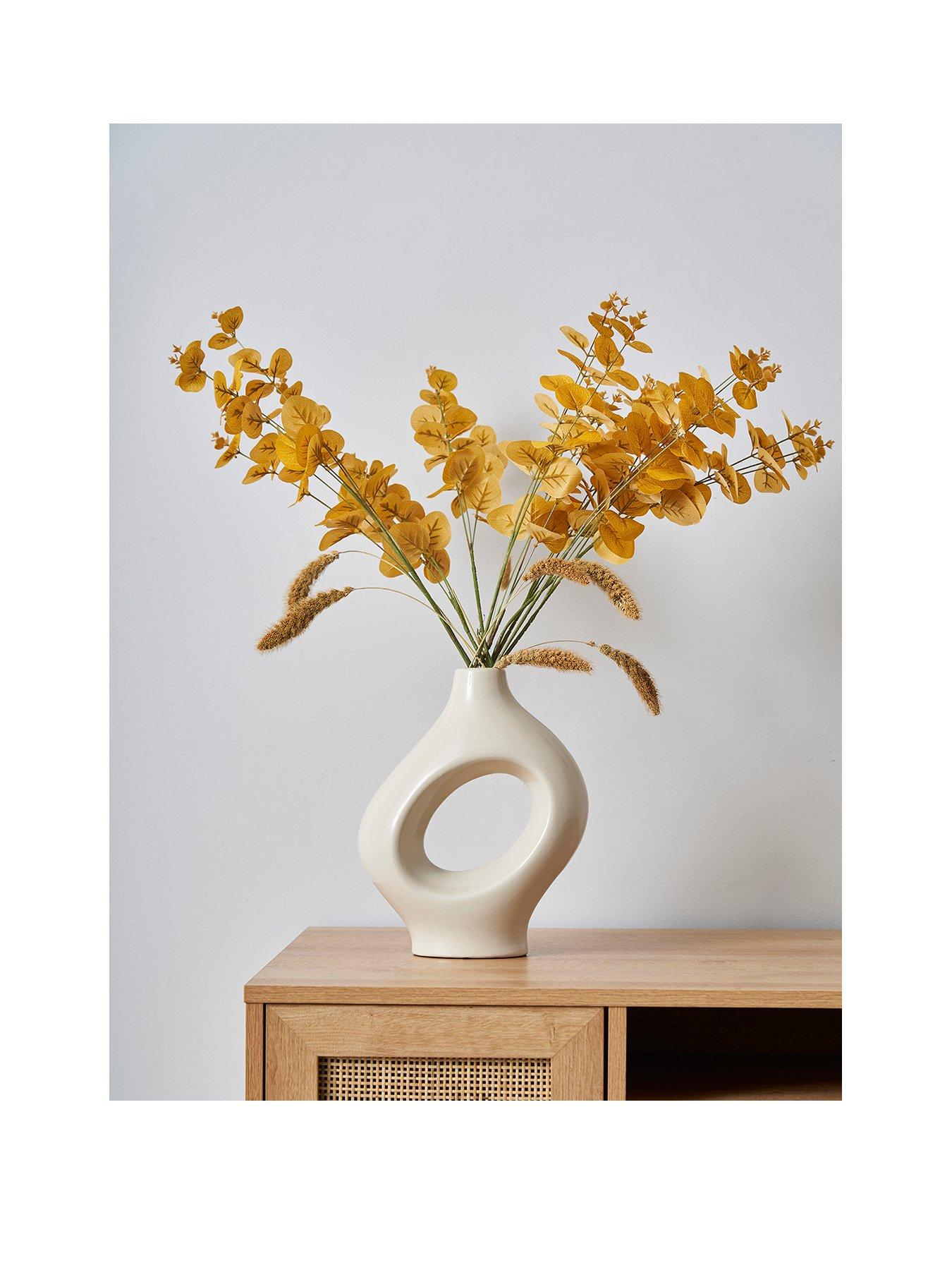 Product photograph of Very Home Sculptural Vase from very.co.uk