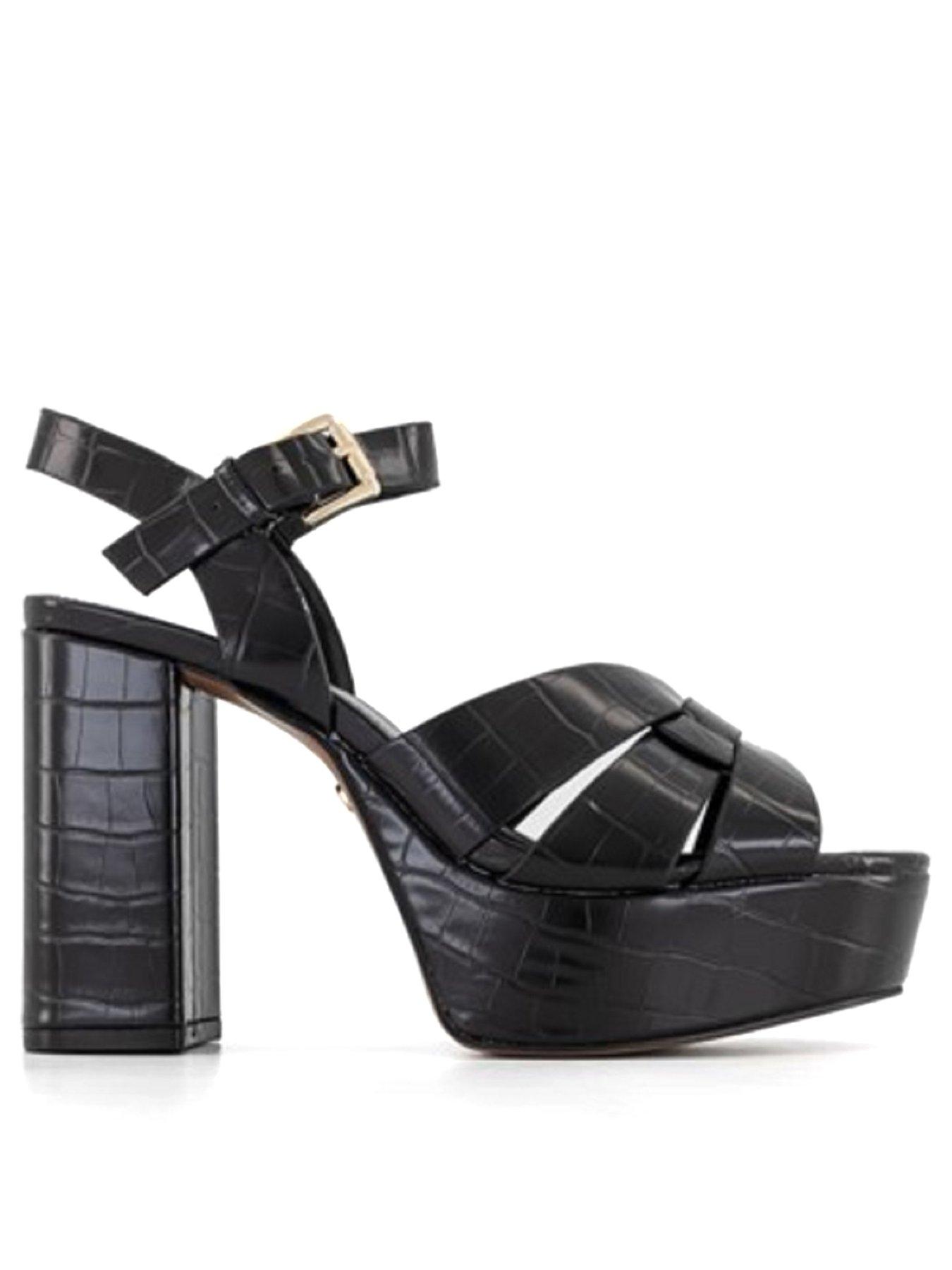 office-hampstead-cross-strap-platform-heel-sandals-black