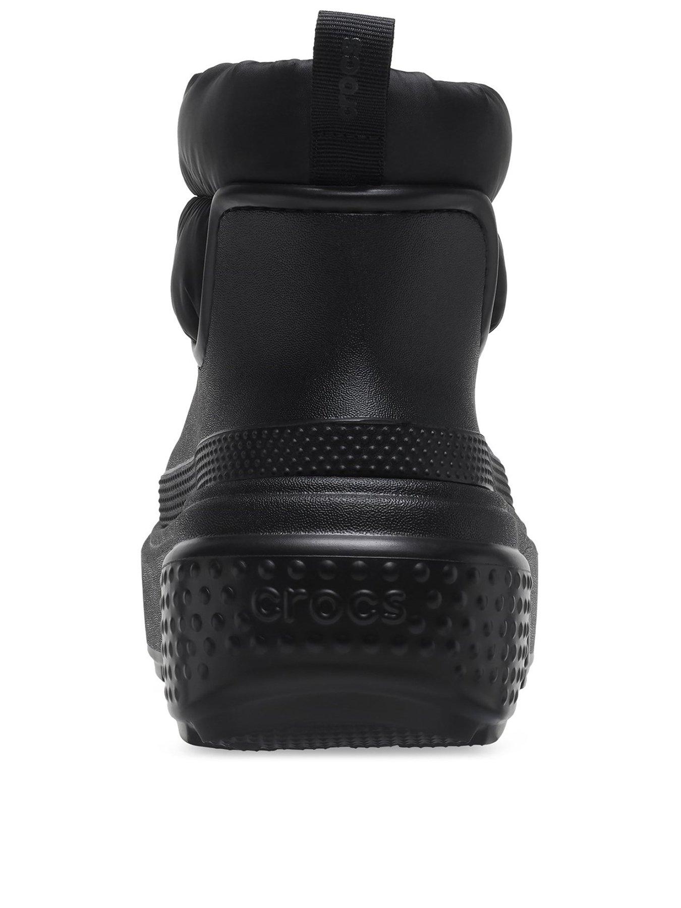 Crocs Stomp Puff Boot - Black | very.co.uk