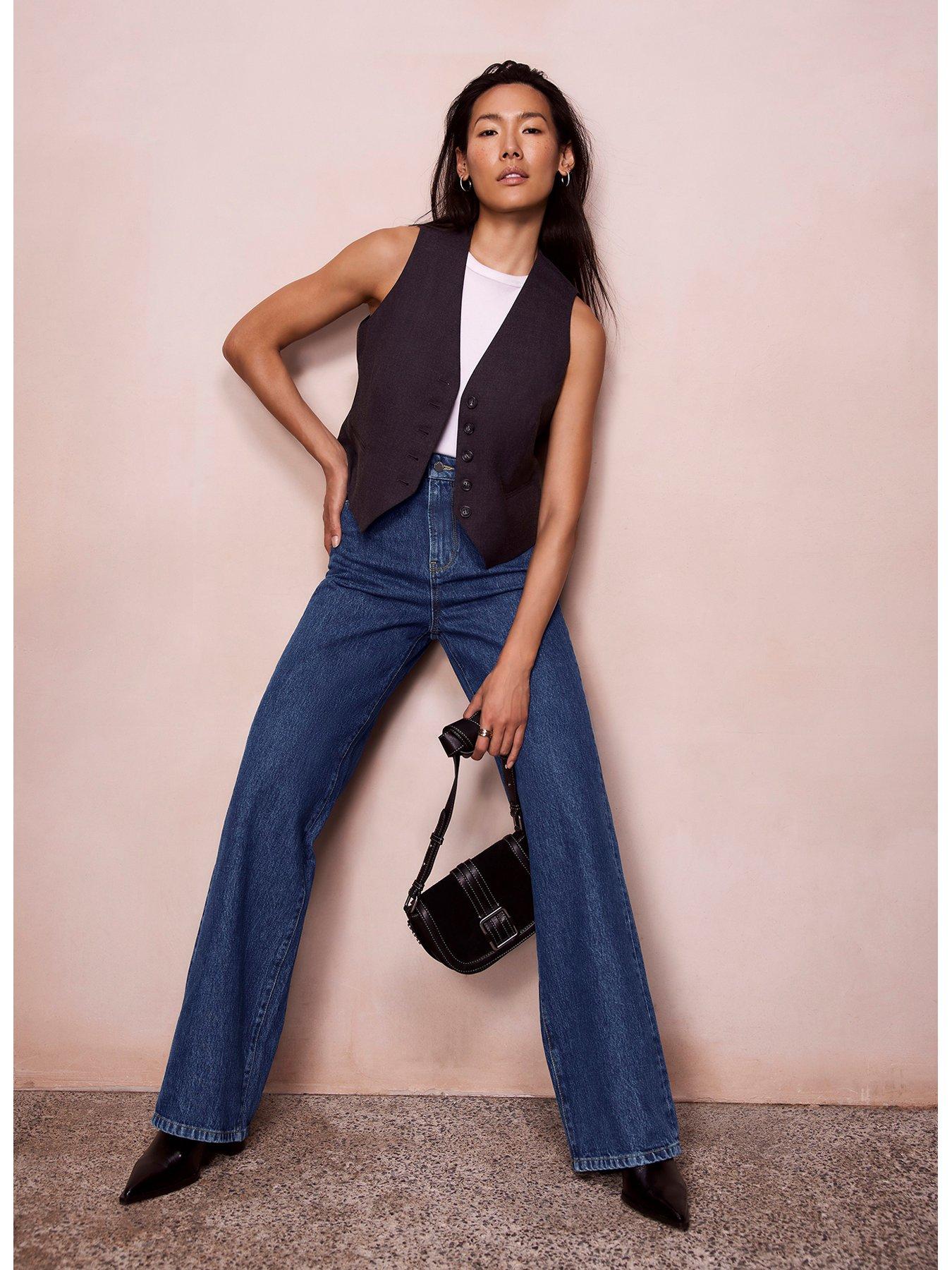 Mint Velvet High Rise Wide Jean Very
