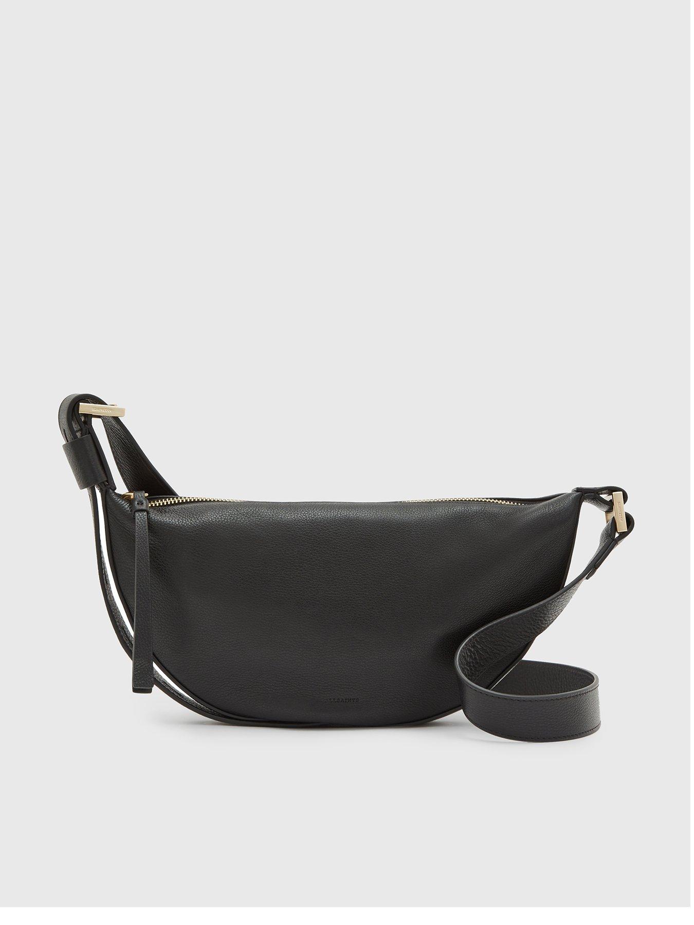 undefined Half Moon Cross-body Bag - Black