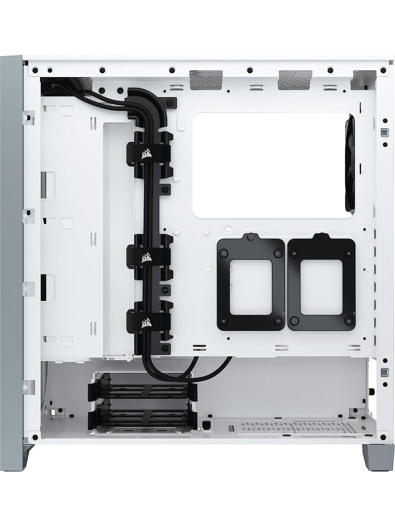 CORSAIR 4000D Airflow Tempered Glass Mid-Tower, White Very