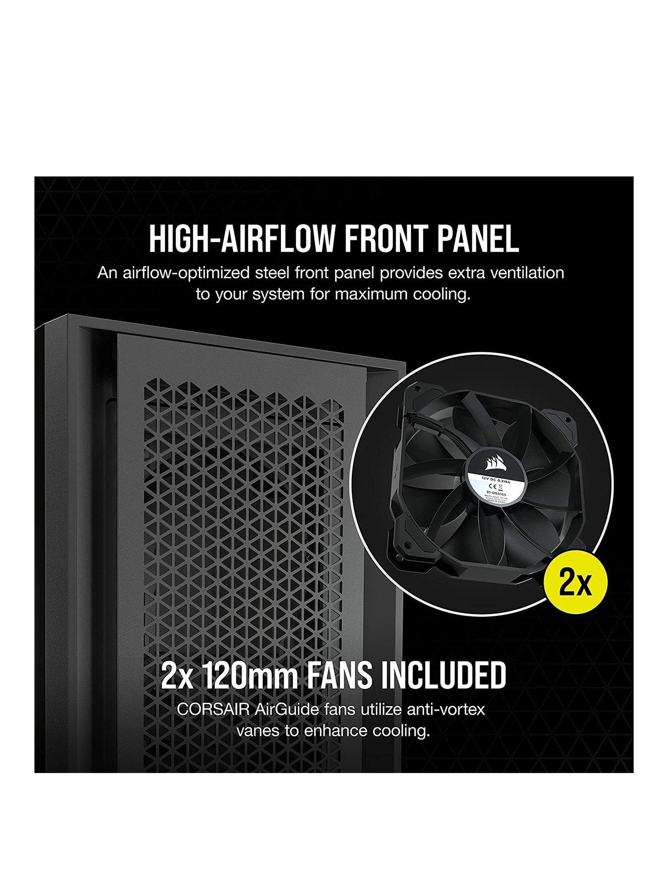 Image 3 of 7 of CORSAIR 5000D AIRFLOW Tempered Glass Mid-Tower, Black