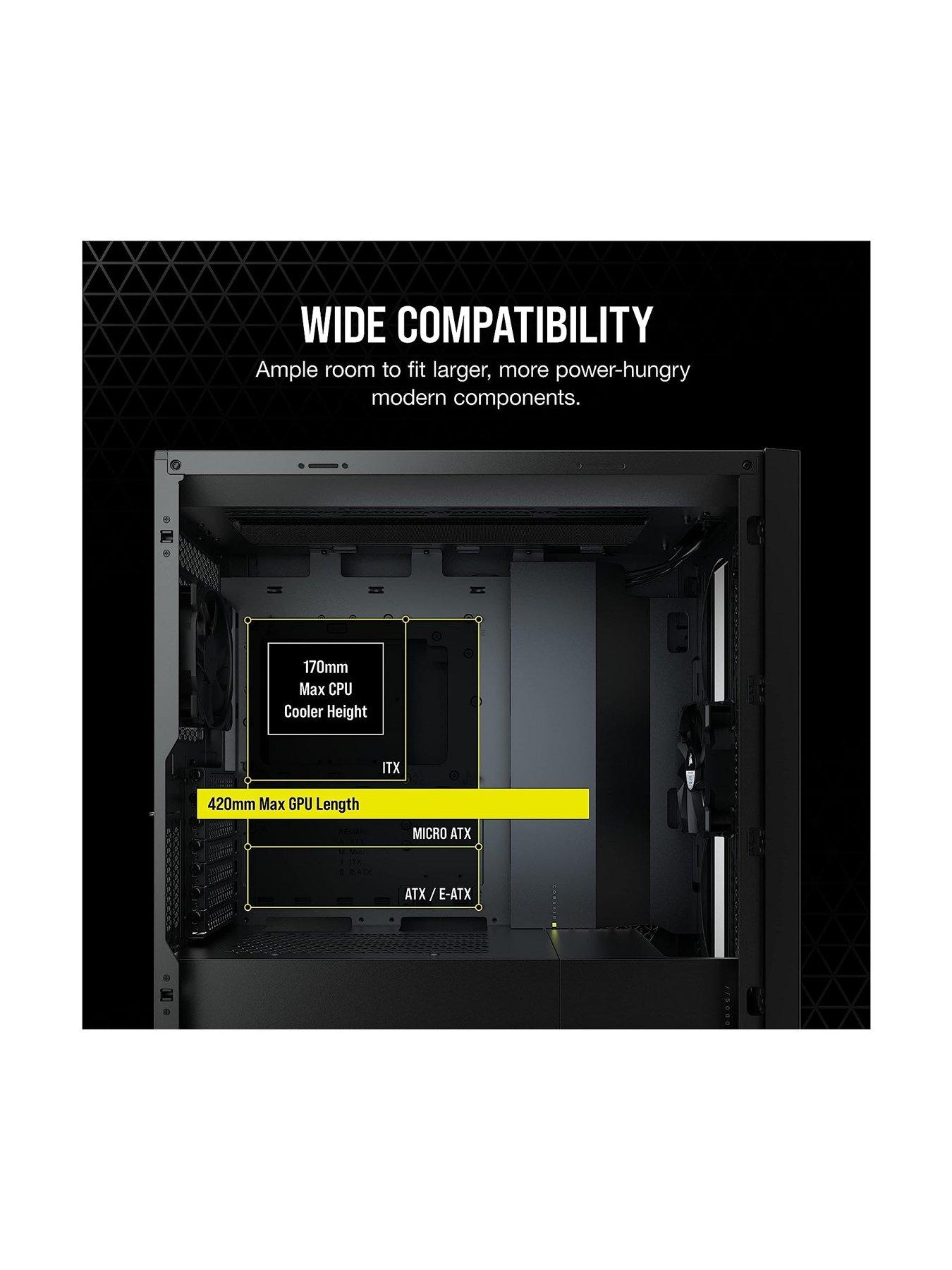 Image 6 of 7 of CORSAIR 5000D AIRFLOW Tempered Glass Mid-Tower, Black
