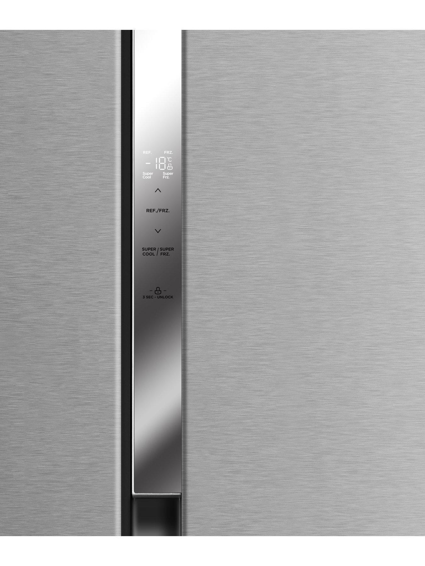 Image 3 of 7 of Swan SR750100I 84cm Wide, Total No Frost, American-Style Freestanding Fridge Freezer - Inox