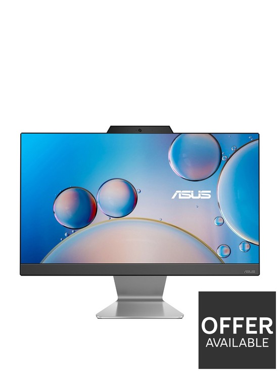 stillFront image of asus-a3202nbspall-in-one-pc-215in-fhdnbspintel-pentium-4gb-ram-256gb-ssd-black
