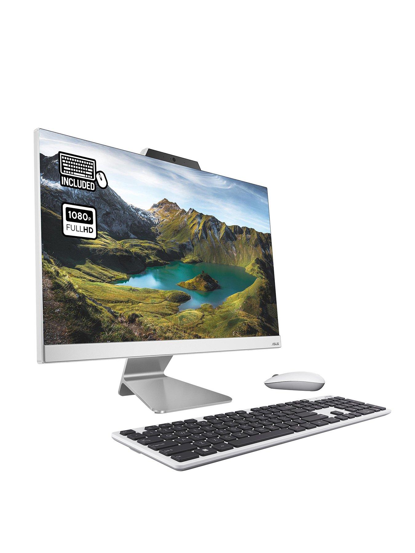 HP 21.5 All-in-One PC, Intel Pentium Silver, 8GB Memory, 128GB