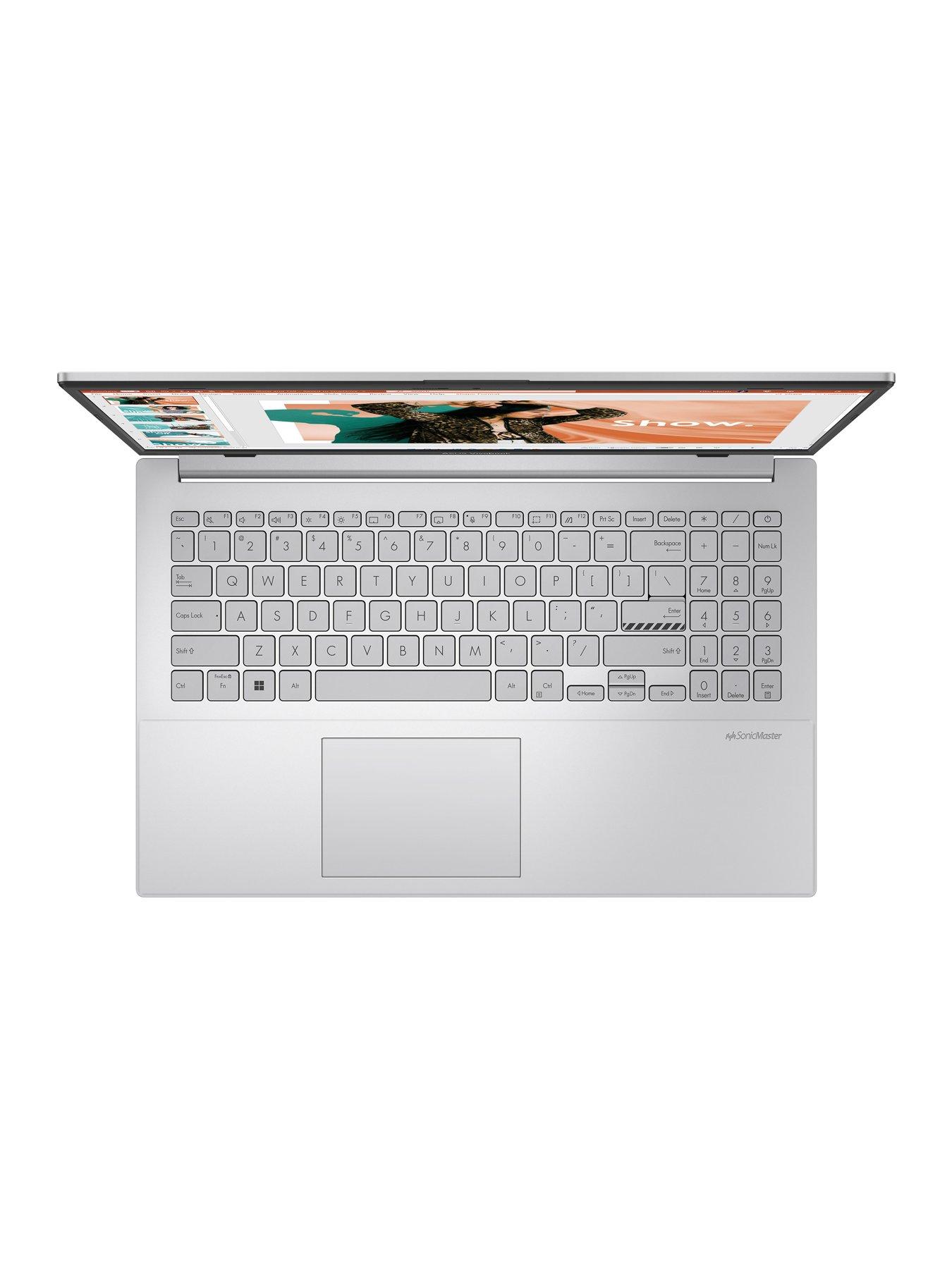 Image 4 of 7 of Asus Vivobook&nbsp;Go 15 OLED Laptop&nbsp;- 15.6in FHD, AMD Ryzen 5, 8GB RAM, 256GB SSD, E1504FA-L1669W,&nbsp;with Optional Microsoft 365 Family (1 Year)&nbsp;- Silver