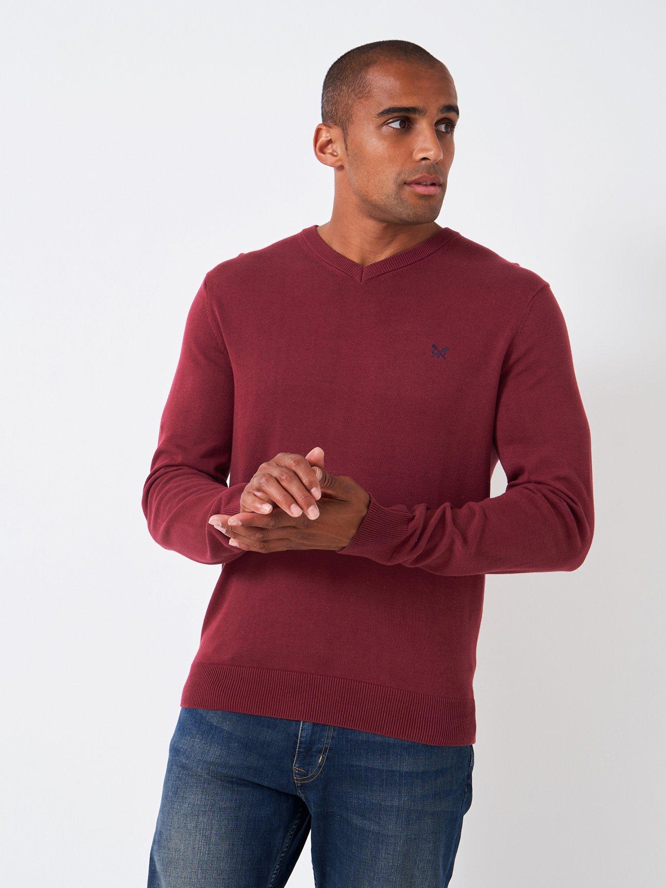 crew-clothing-organic-cotton-new-vee-red