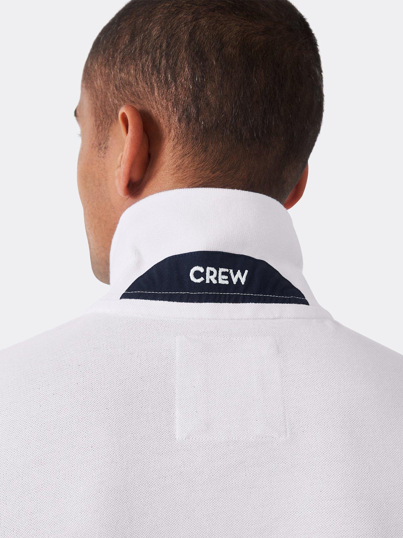 Image 5 of 5 of Crew Clothing Classic Pique Polo - White