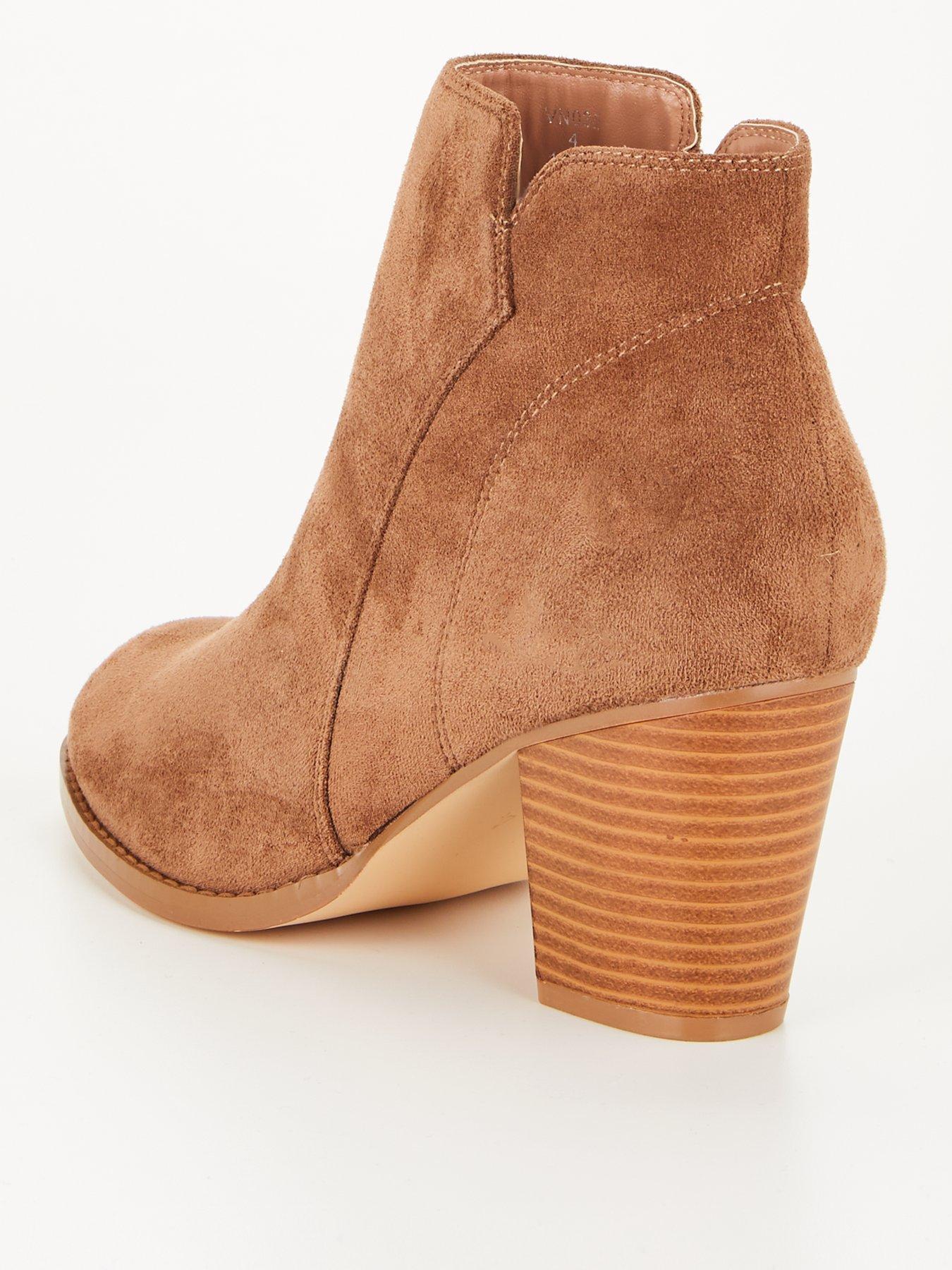 Wide fit wedge outlet ankle boots uk