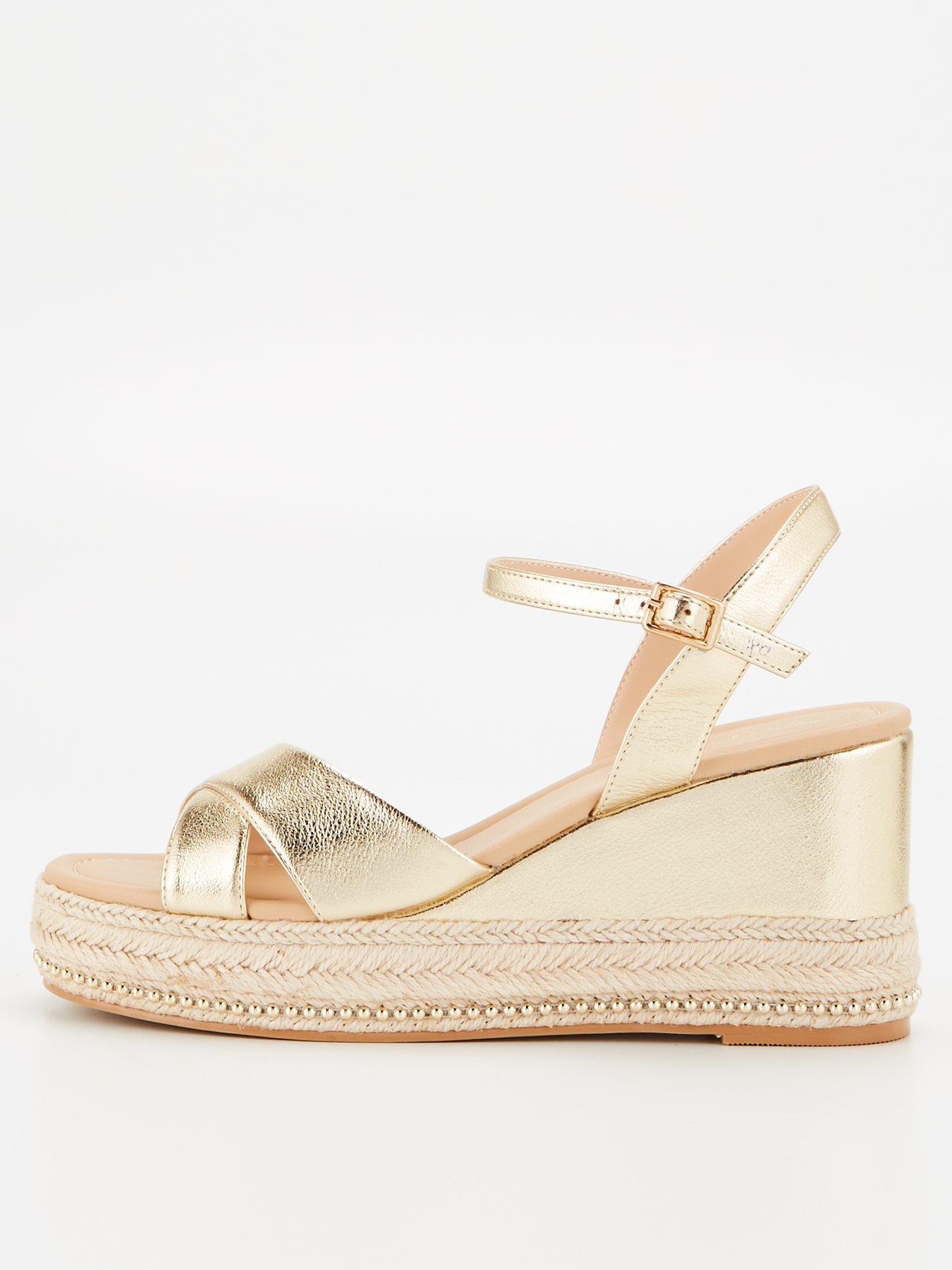 Gold wedges uk online