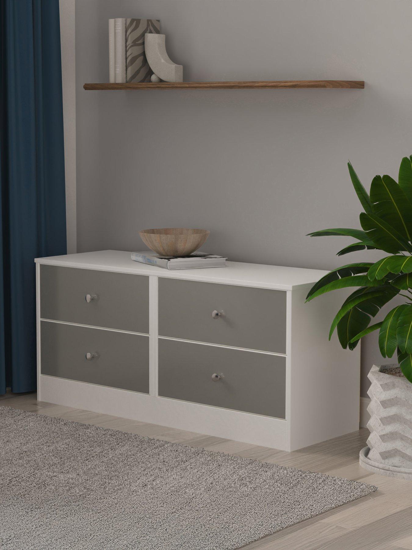 Product photograph of Swift Verity Ready Assembled 4 Drawer Bed Box from very.co.uk