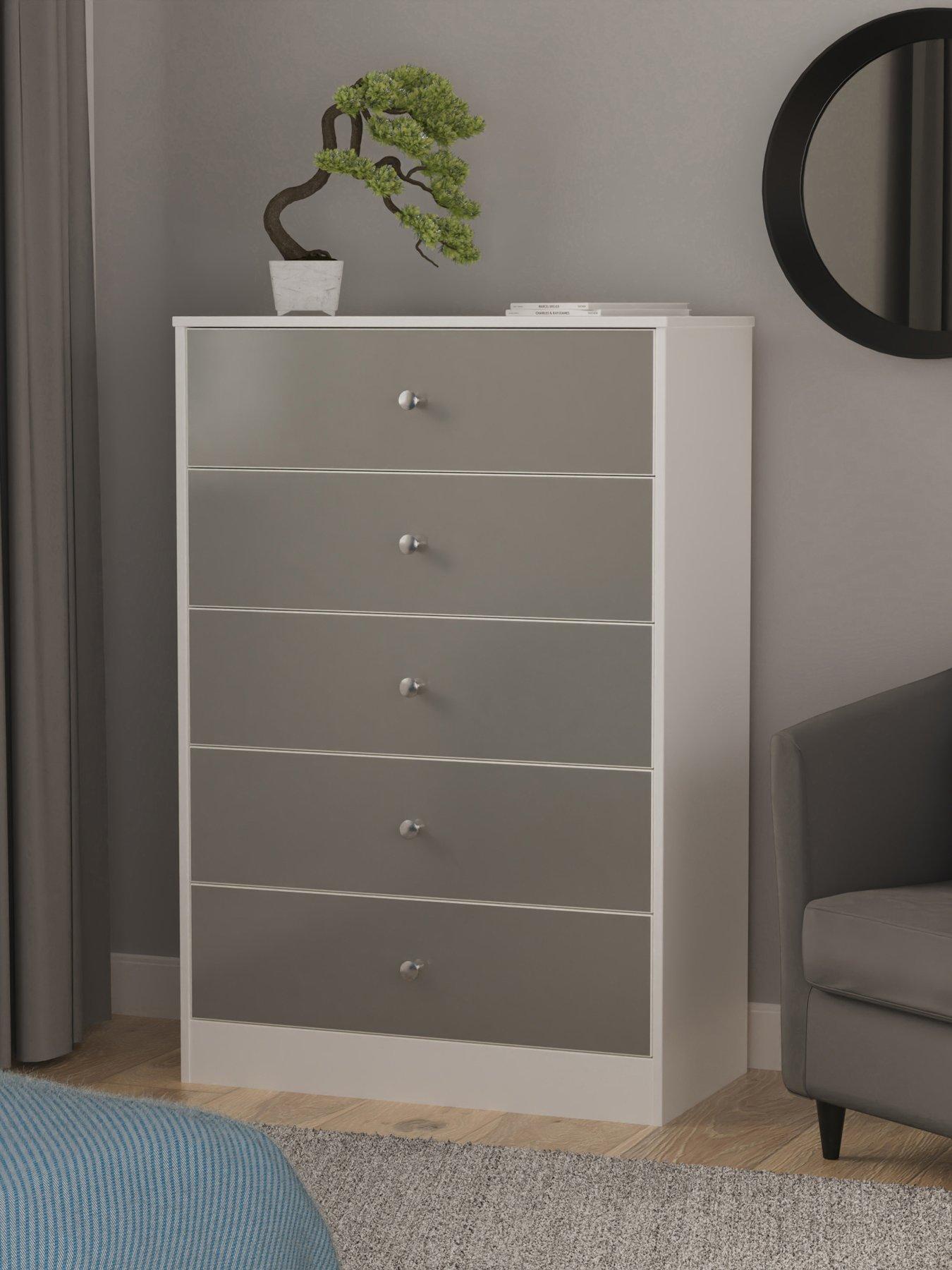 Product photograph of Swift Verity Ready Assembled 5 Drawer Chest from very.co.uk