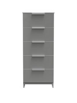 Product photograph of Swift Adair Ready Assembled 5 Drawer Tallboy from very.co.uk