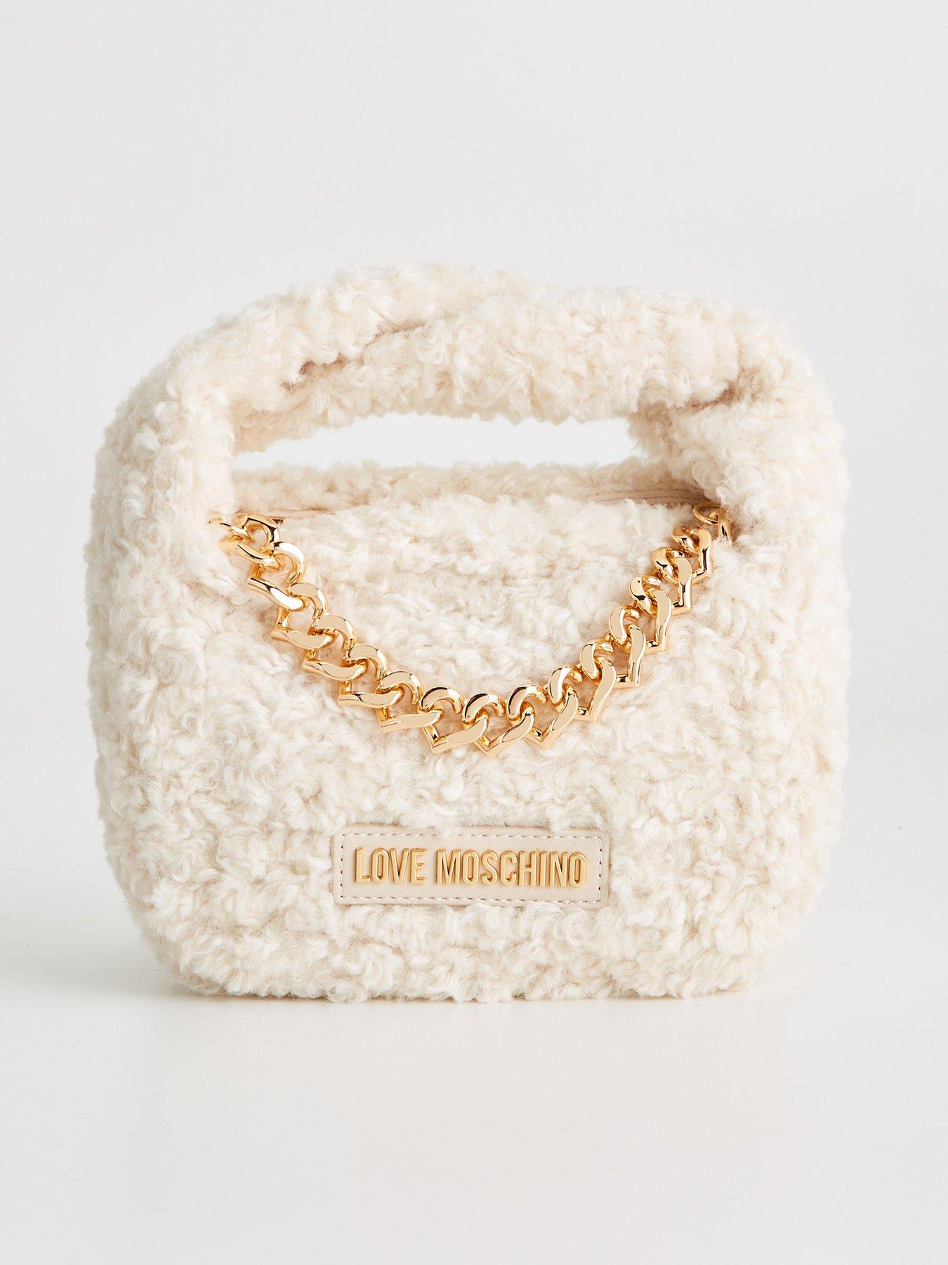 LOVE MOSCHINO Mini Teddy Bag Cream very