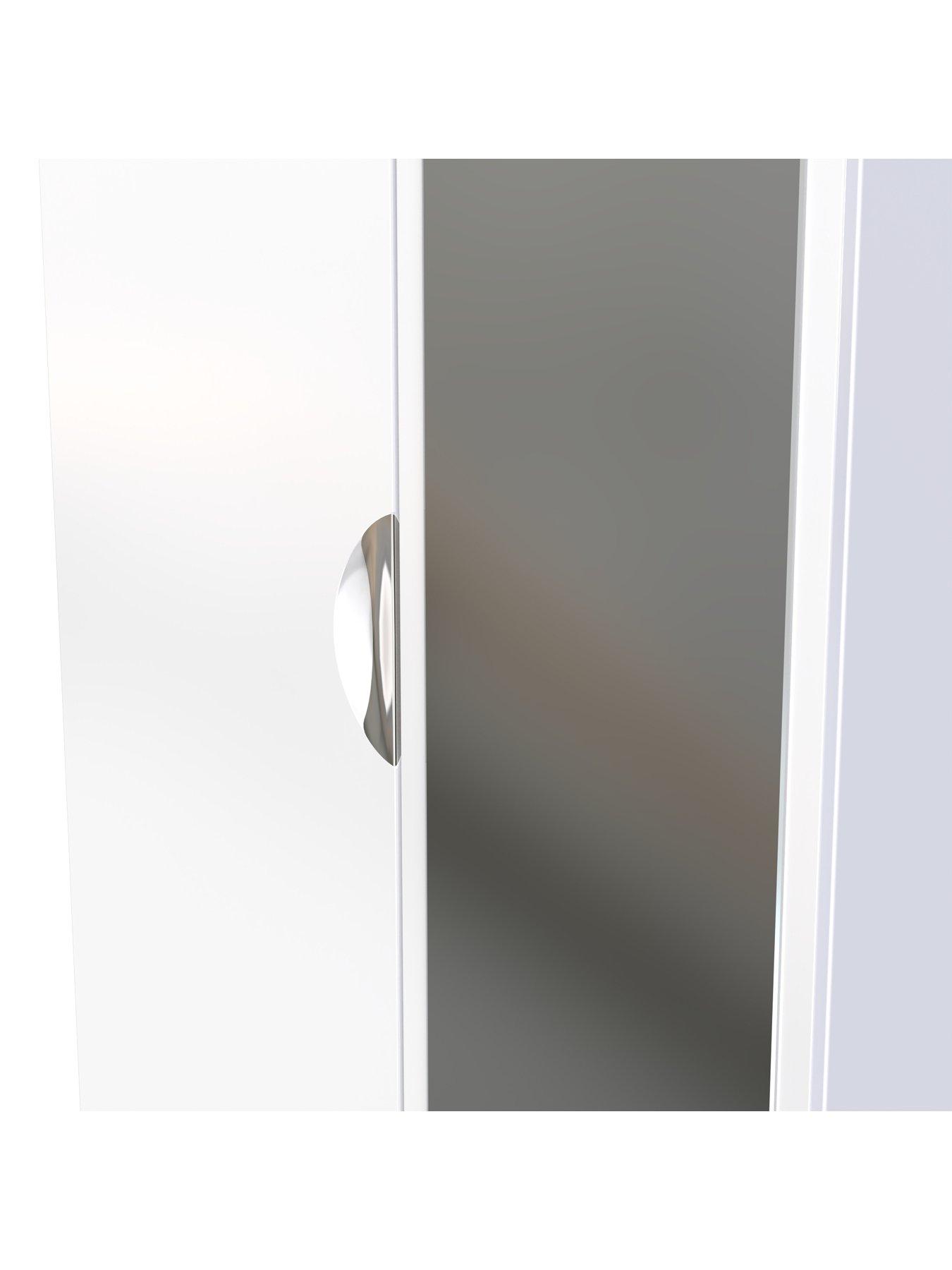 Image 4 of 6 of SWIFT Alva Ready Assembled&nbsp;2 Door Gloss&nbsp;Mirrored Wardrobe