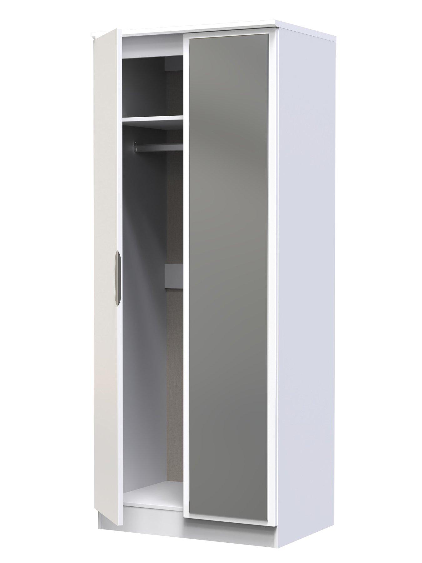 Image 5 of 6 of SWIFT Alva Ready Assembled&nbsp;2 Door Gloss&nbsp;Mirrored Wardrobe