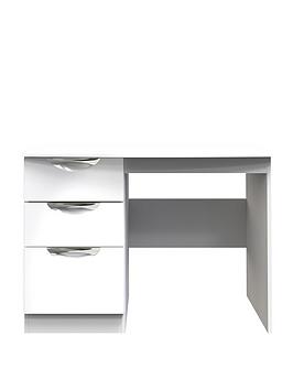 Product photograph of Swift Alva Ready Assembled Gloss Dressing Table from very.co.uk