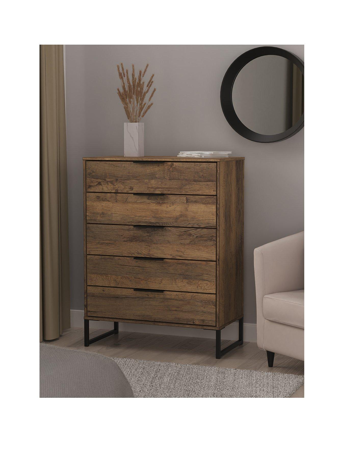 Image 2 of 6 of SWIFT Emerson Ready Assembled 5 Drawer Chest